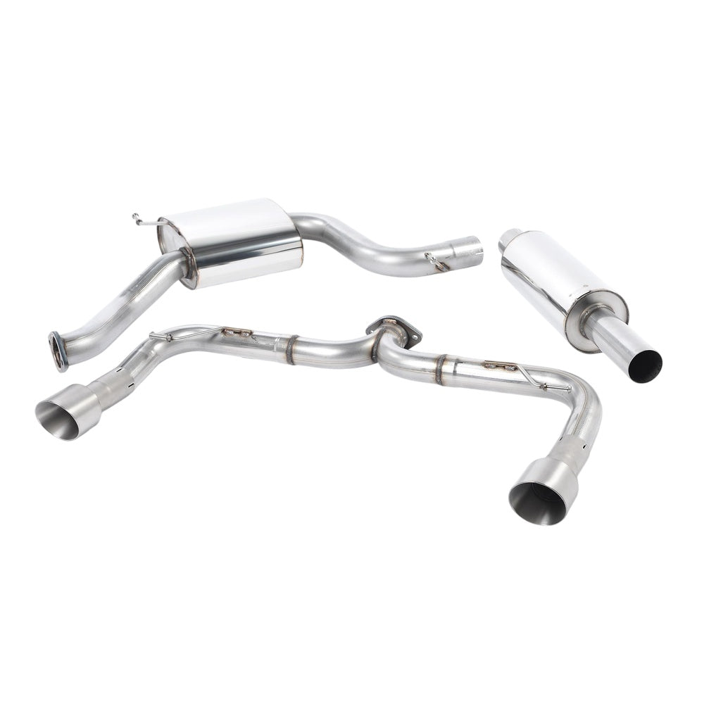 Milltek Cat Back Exhaust Volkswagen Golf Mk7 GTi (including GTi Performance Pack, Clubsport and Clubsport S models) 13-16-Exhaust System-carbonizeduk