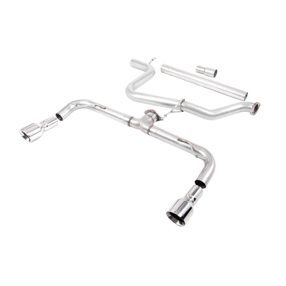 Milltek Cat Back Exhaust Volkswagen Golf Mk7 GTD 2.0 TDI 185PS 13-16-Exhaust System-carbonizeduk