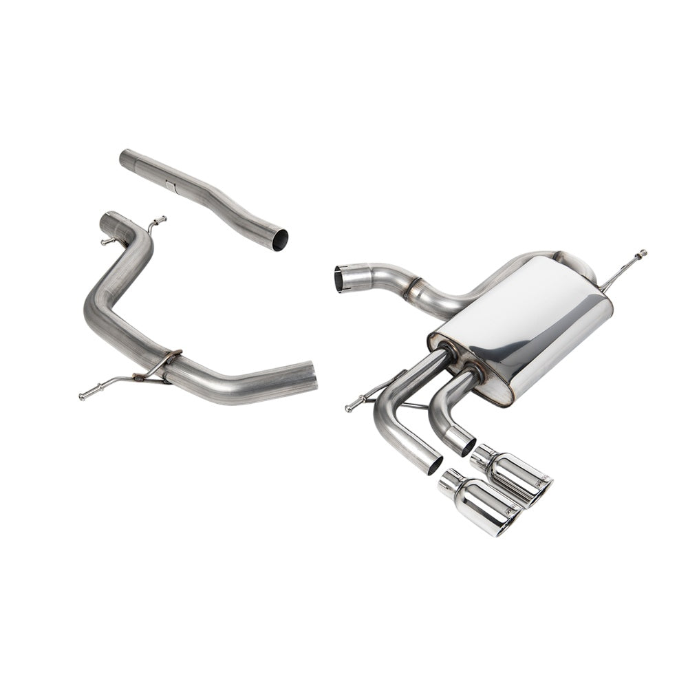 Milltek Cat Back Exhaust Seat Leon FR 2.0 TDi 170PS DPF 05-13-Exhaust System-carbonizeduk
