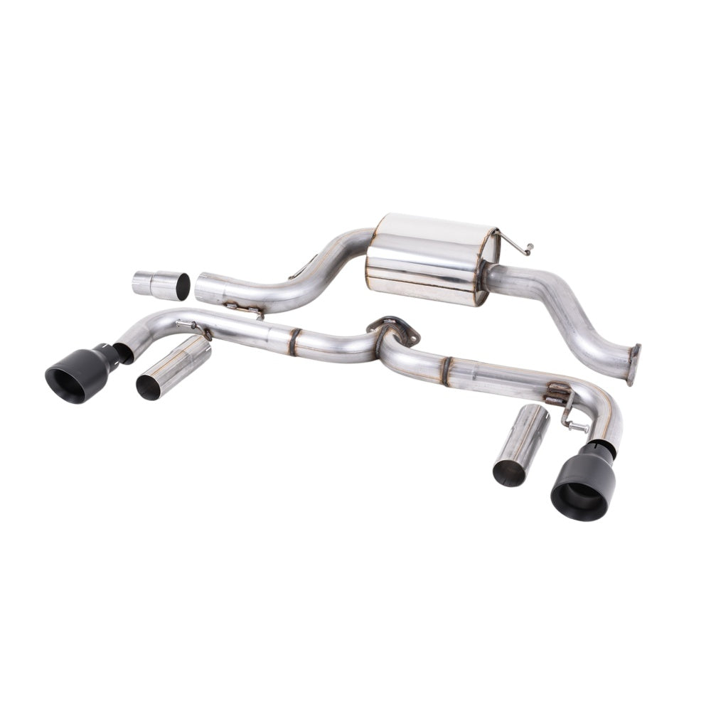 Milltek Cat Back Exhaust Volkswagen Beetle 2.0 TSI (A5 Chassis) 11-15-Exhaust System-carbonizeduk