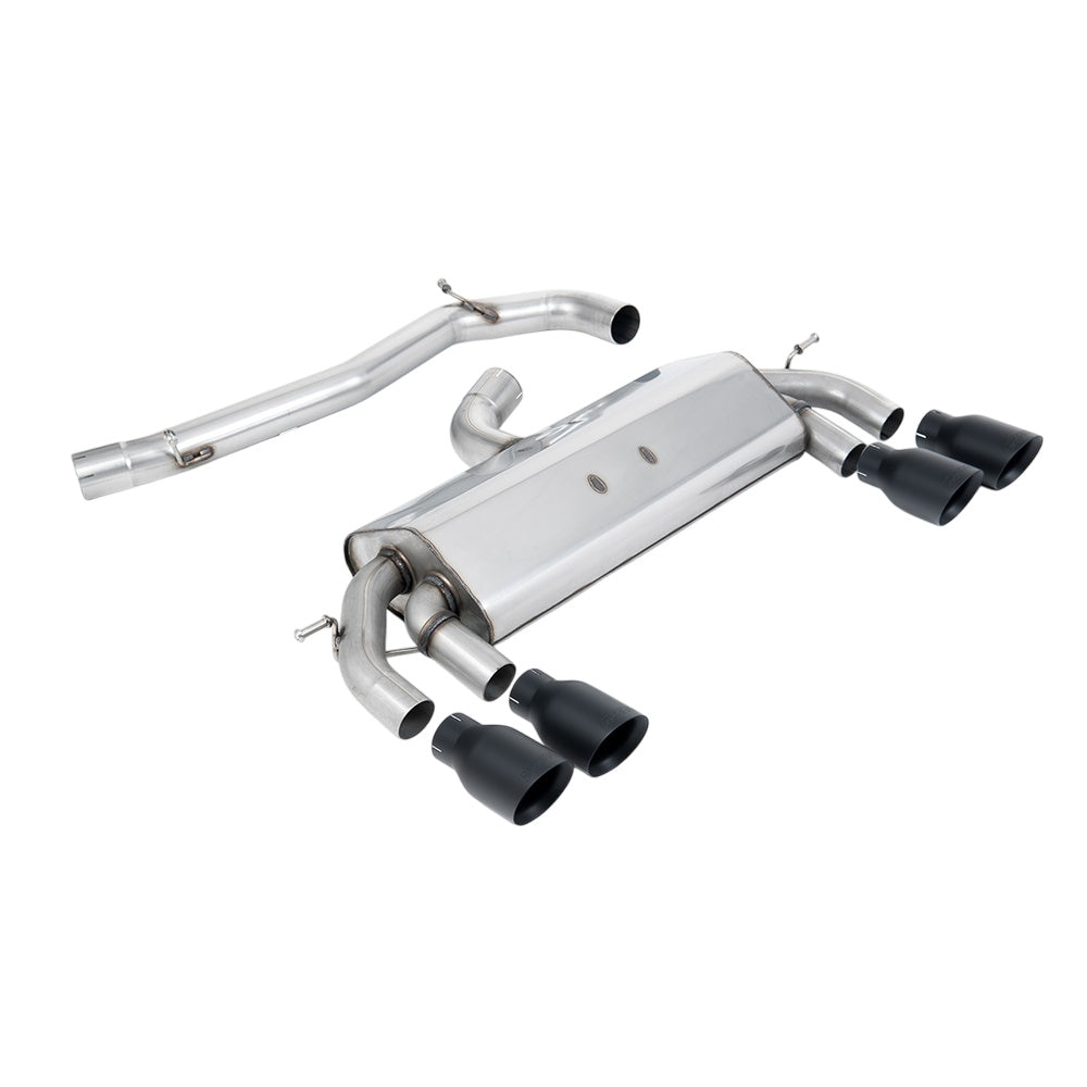 Milltek Cat Back Exhaust Volkswagen Golf Mk7 R 2.0 TSI 300PS (ECE Approved and 76.2mm Systems) 14-16-Exhaust System-carbonizeduk