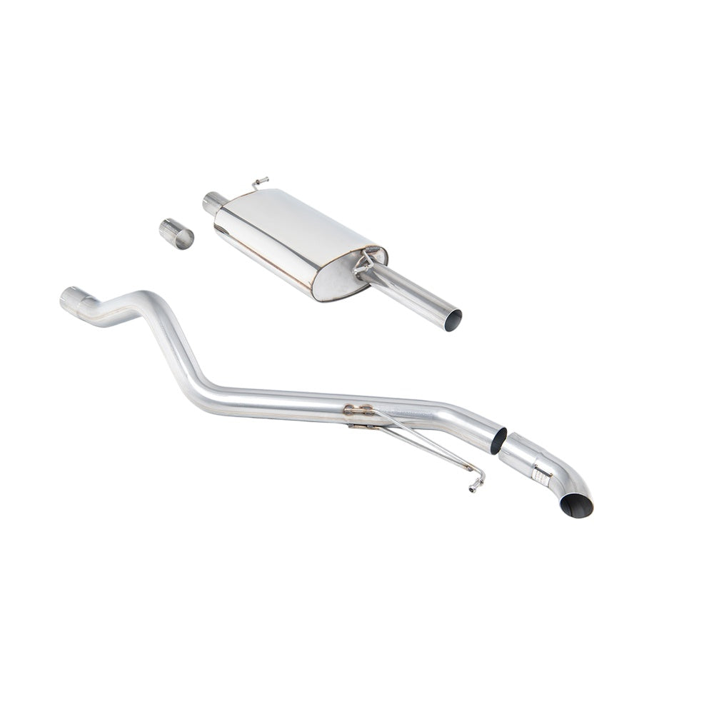 Milltek Cat Back Exhaust Volkswagen Transporter \ Caravelle T6 SWB 150PS and 204PS 2.0 TSI (Petrol) 2WD 17-25-Exhaust System-carbonizeduk