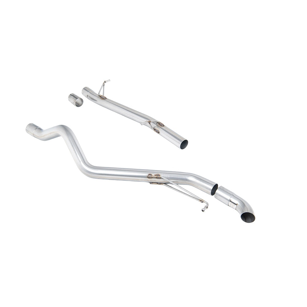 Milltek Cat Back Exhaust Volkswagen Transporter \ Caravelle T6 SWB 150PS and 204PS 2.0 TSI (Petrol) 2WD 17-25-Exhaust System-carbonizeduk