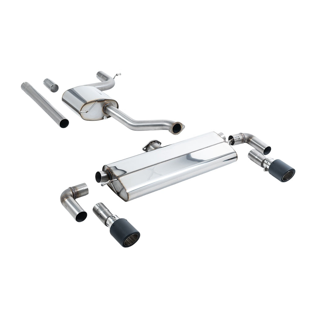 Milltek Cat Back Exhaust Volkswagen Golf Mk7.5 1.5TSI Evo GT and R-Line (Both GPF/OPF and Non GPF/OPF Models) 17-21-Exhaust System-carbonizeduk