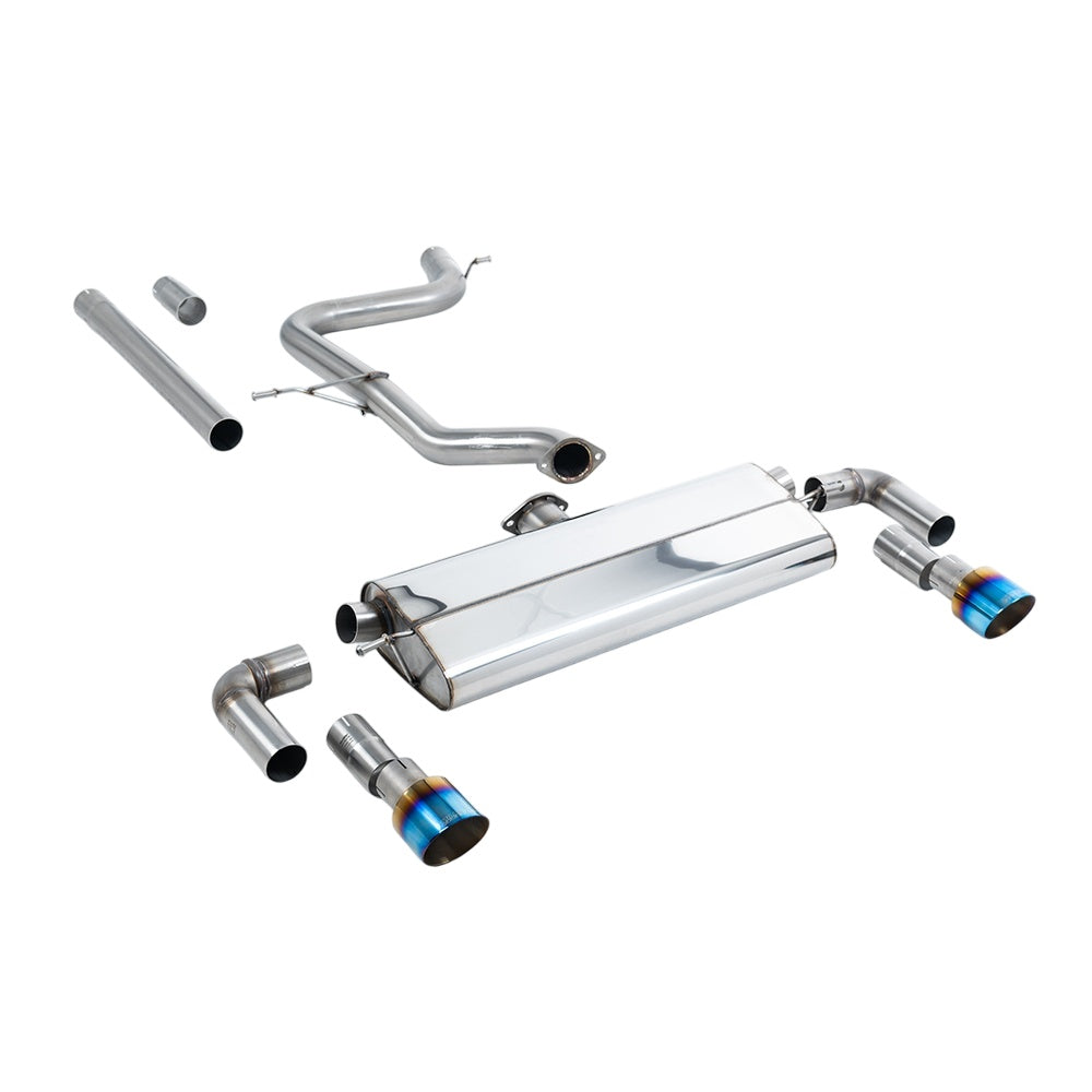 Milltek Cat Back Exhaust Volkswagen Golf Mk7.5 1.5TSI Evo GT and R-Line (Both GPF/OPF and Non GPF/OPF Models) 17-21-Exhaust System-carbonizeduk