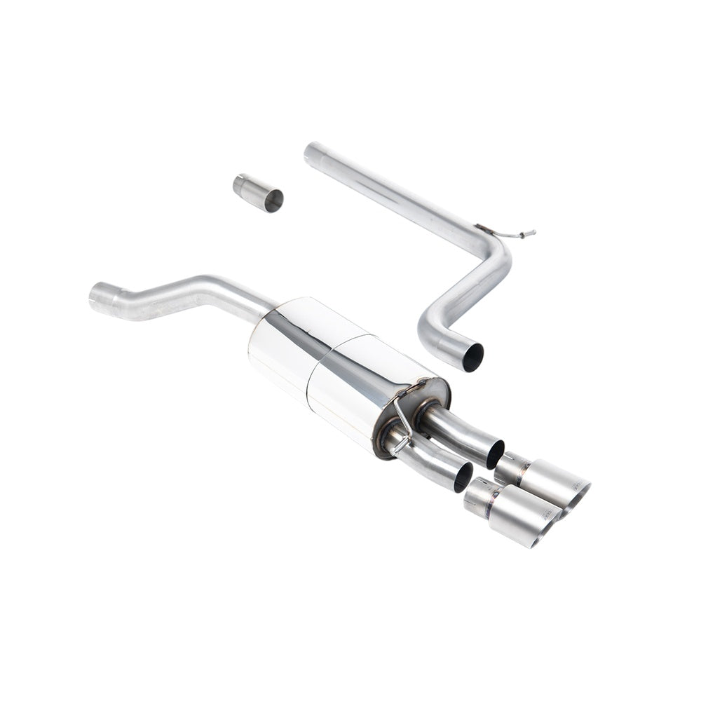 Milltek Cat Back Exhaust Volkswagen Polo GTI 2.0 TSI (AW 5-Door) Non GPF/OPF Models Only 18-19-Exhaust System-carbonizeduk