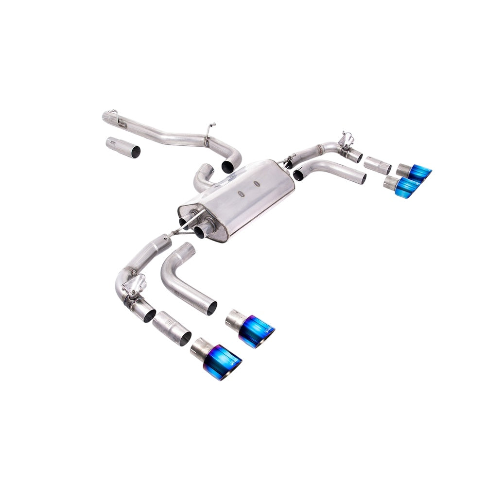 Milltek Particulate Filter-back Exhaust Volkswagen Tiguan R 320ps (OPF/GPF Models Only) 21-25-Exhaust System-carbonizeduk
