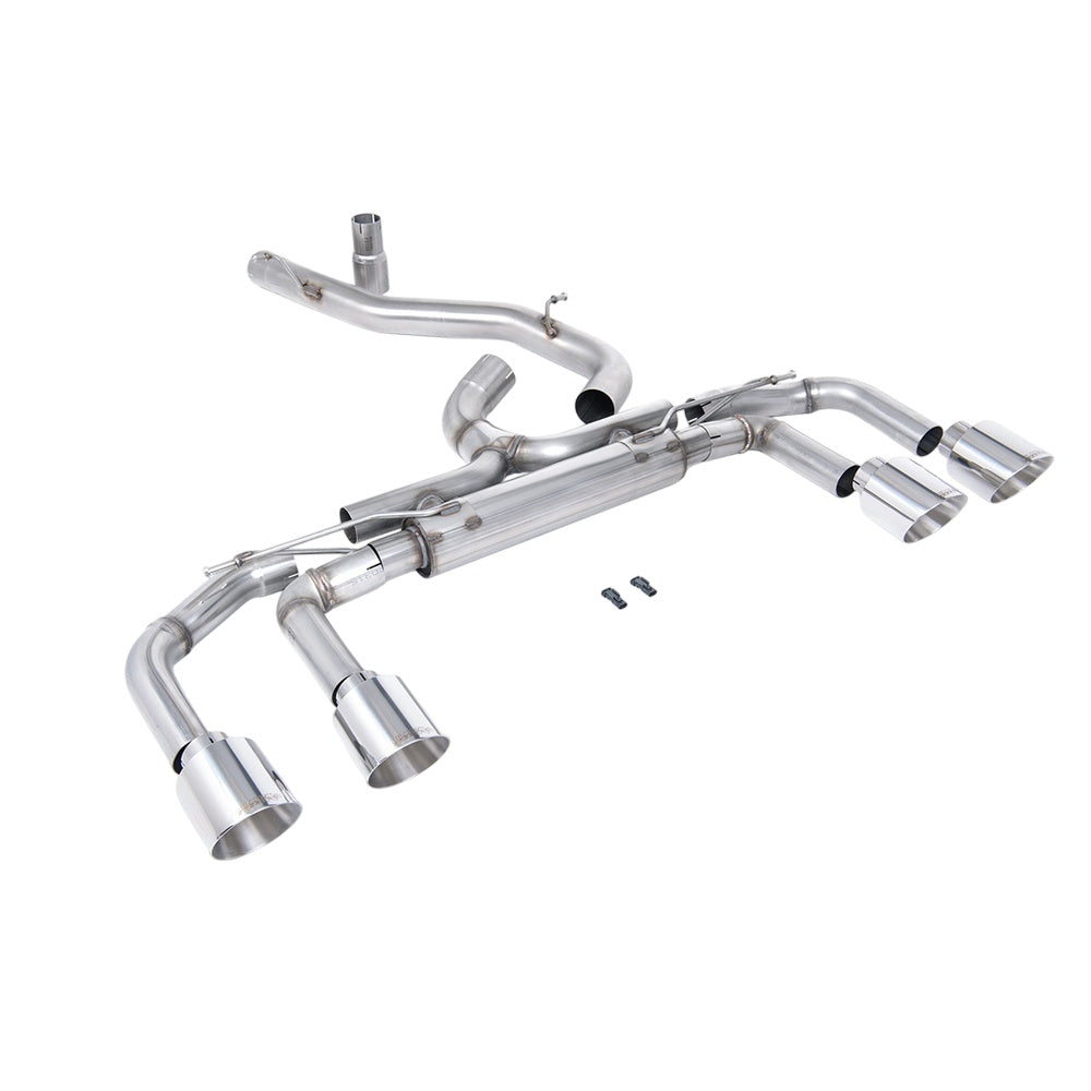 Milltek Particulate Filter-back Exhaust Volkswagen Golf Mk8 R 2.0 TSI 320PS (GPF Equipped Models Only) 21-25-Exhaust System-carbonizeduk