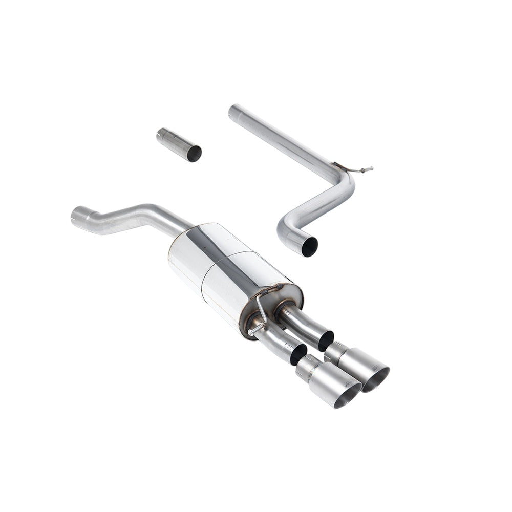 Milltek Cat Back Exhaust Volkswagen Polo 1.5 TSI (AW 5-Door inc Facelift Models) GPF/OPF Models Only 19-25-Exhaust System-carbonizeduk
