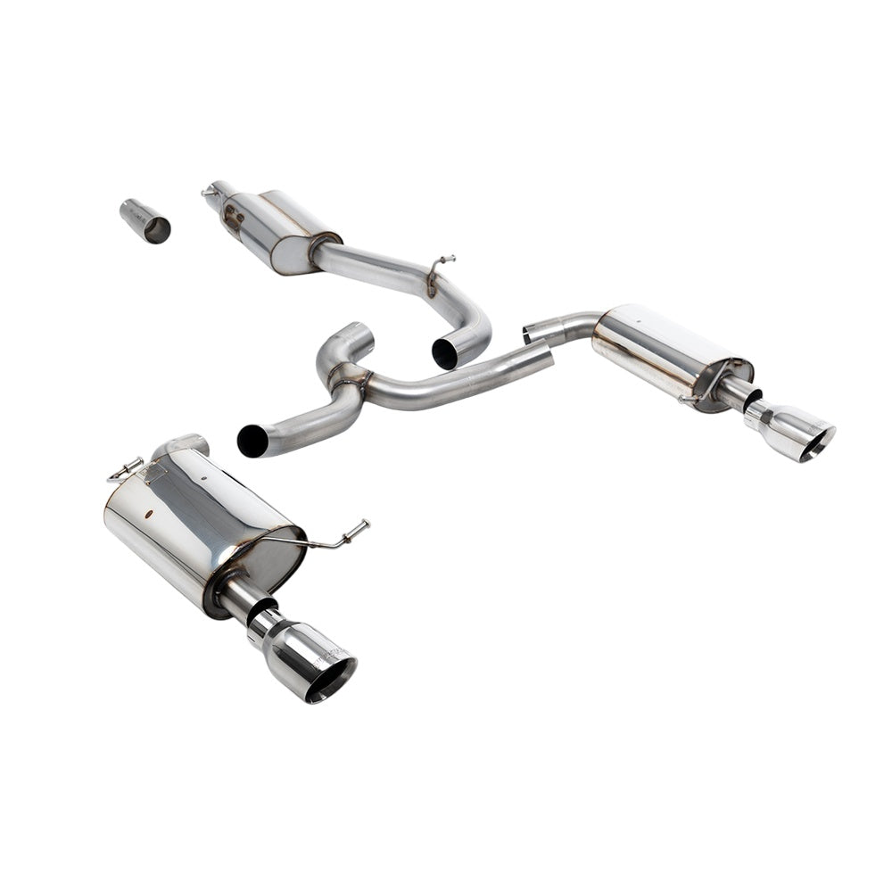 Milltek Cat Back Exhaust Volkswagen Golf Mk7 1.8TSI Alltrack 4Motion 16-21-Exhaust System-carbonizeduk