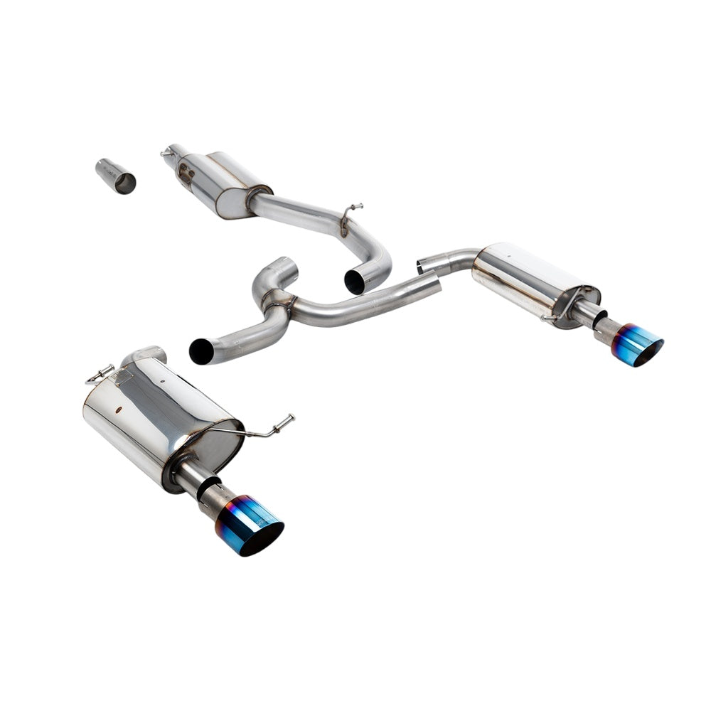 Milltek Cat Back Exhaust Volkswagen Golf Mk7 1.8TSI Alltrack 4Motion 16-21-Exhaust System-carbonizeduk
