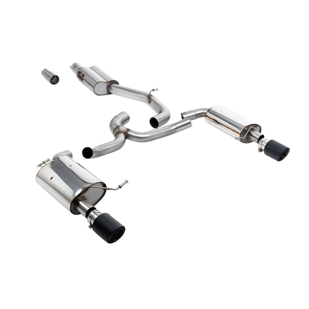 Milltek Cat Back Exhaust Volkswagen Golf Mk7 1.8TSI Alltrack 4Motion 16-21-Exhaust System-carbonizeduk