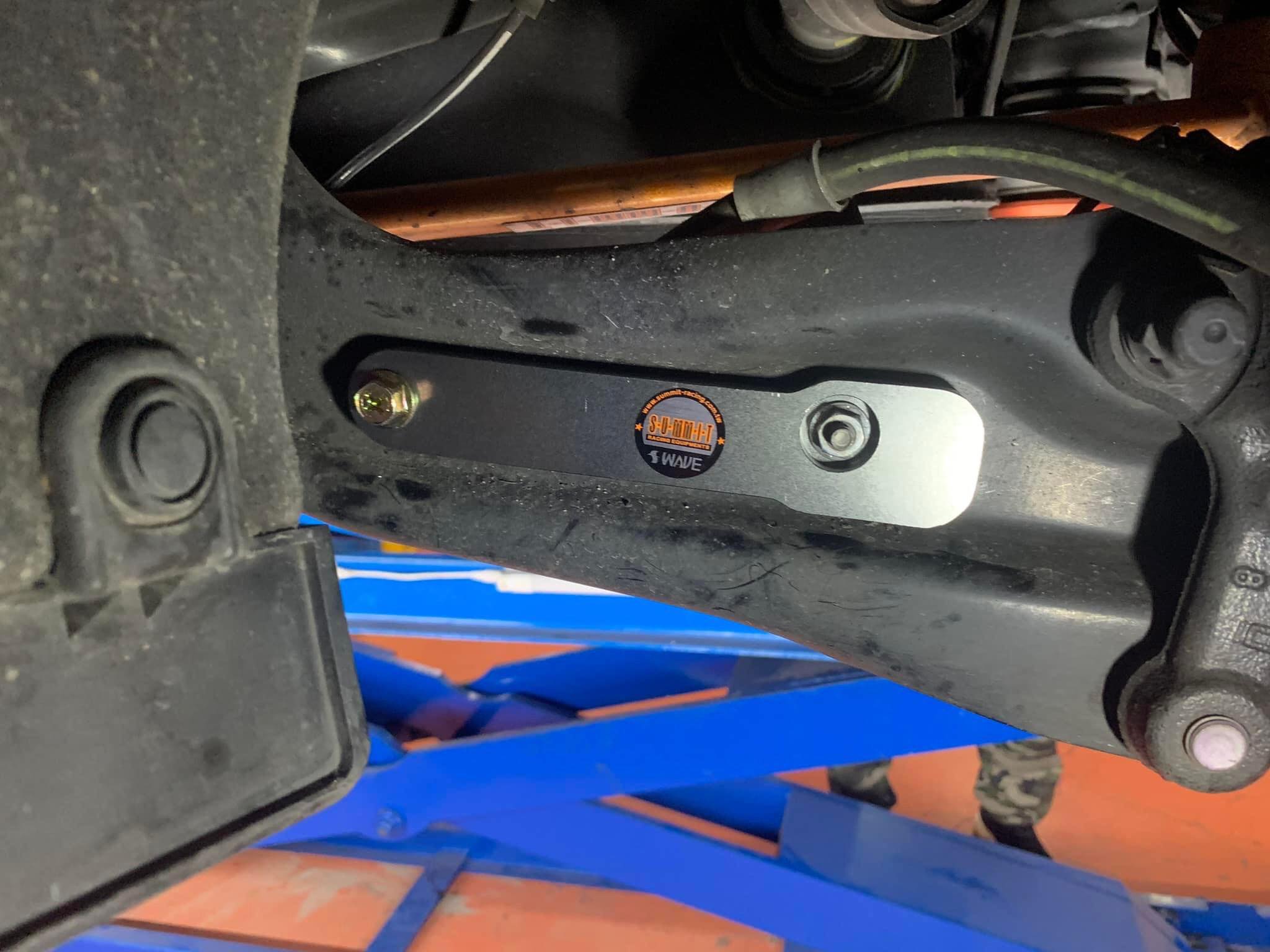 SWAVE & SUMMIT Rear Trailing Arm Reinforcement Bar for Toyota Yaris GR