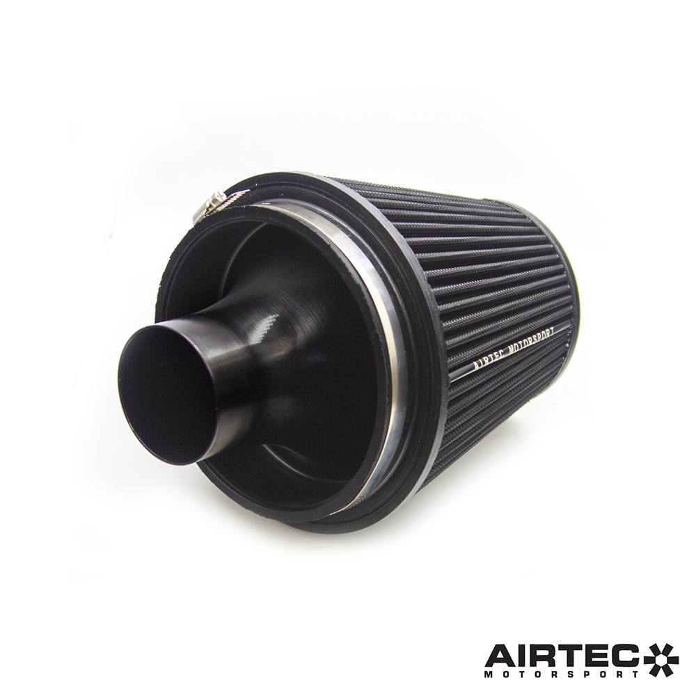 AIRTEC Motorsport Group A Cone Filter with Alloy Trumpet for Cosworth – T3 & T34 Turbos