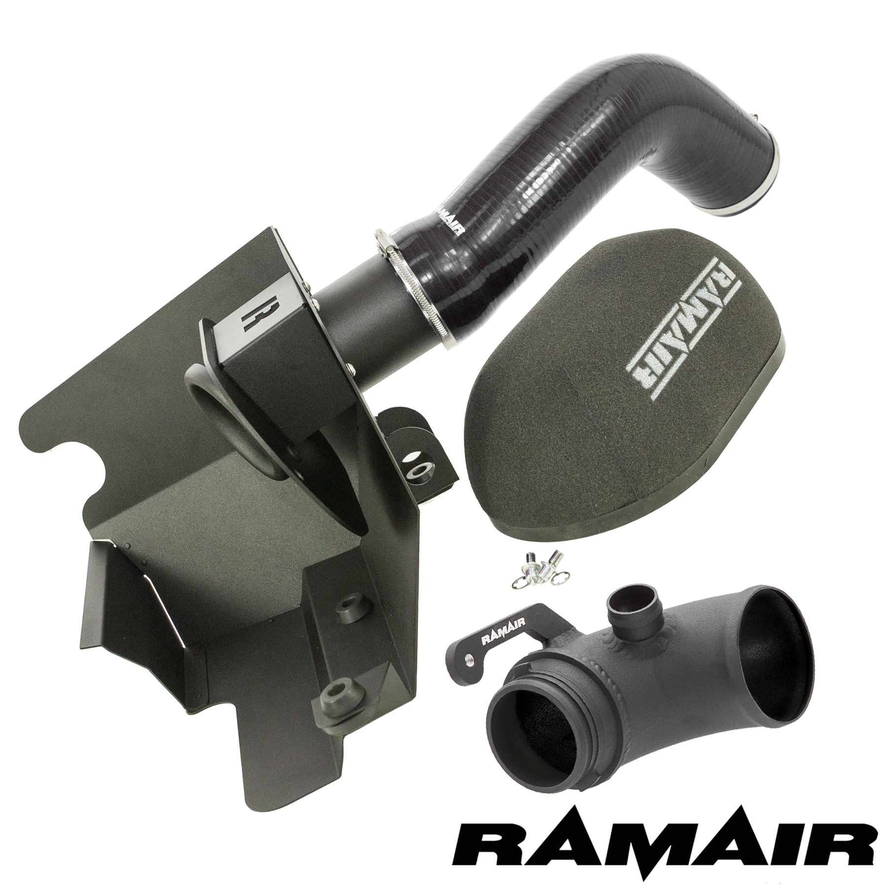 Performance Foam Induction Kit With Turbo Elbow for 2.0 TSI MQB VAG - Black Hose