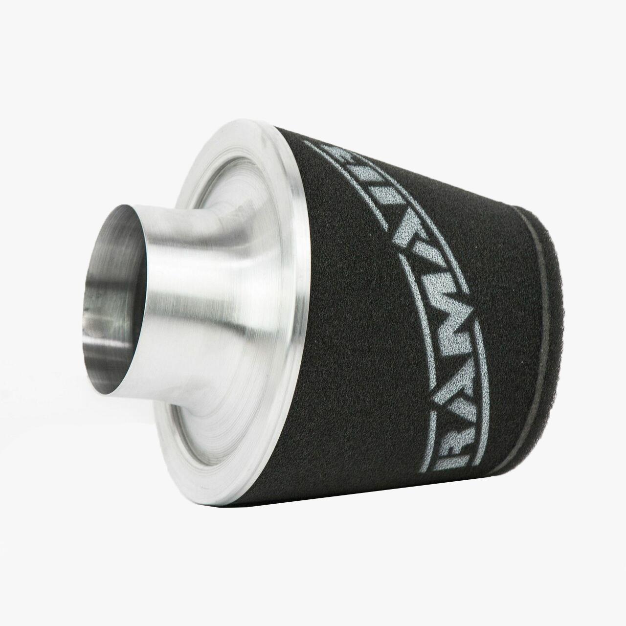 Ramair Large Foam Filter Aluminium Base 100mm (3.9inch) OD SIlver