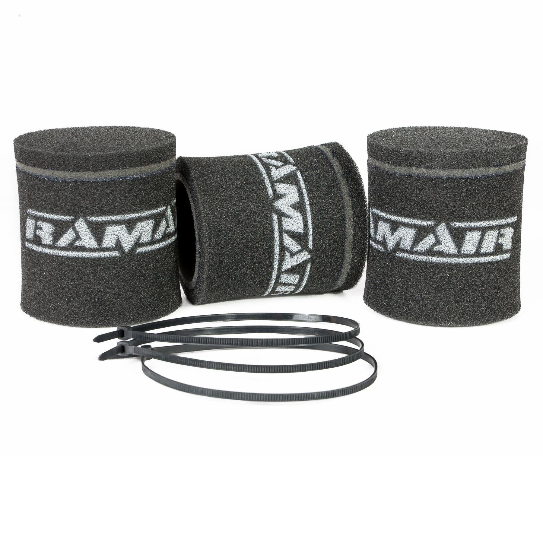 3x Single Inlet Motorcycle Carb Sock Foam Air Filter 102mm