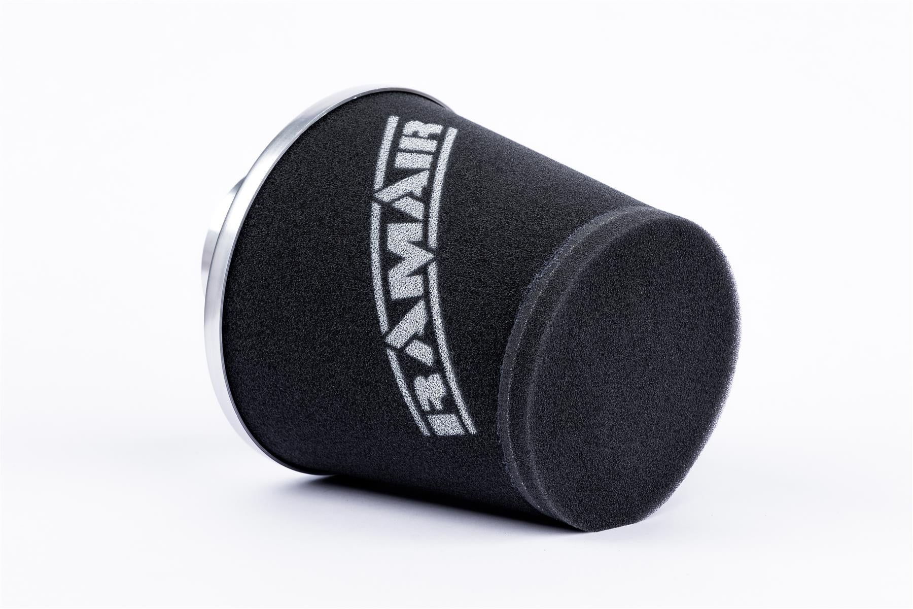 Ramair Small Foam Filter Aluminium Base 70mm (2.75inch) OD Silver