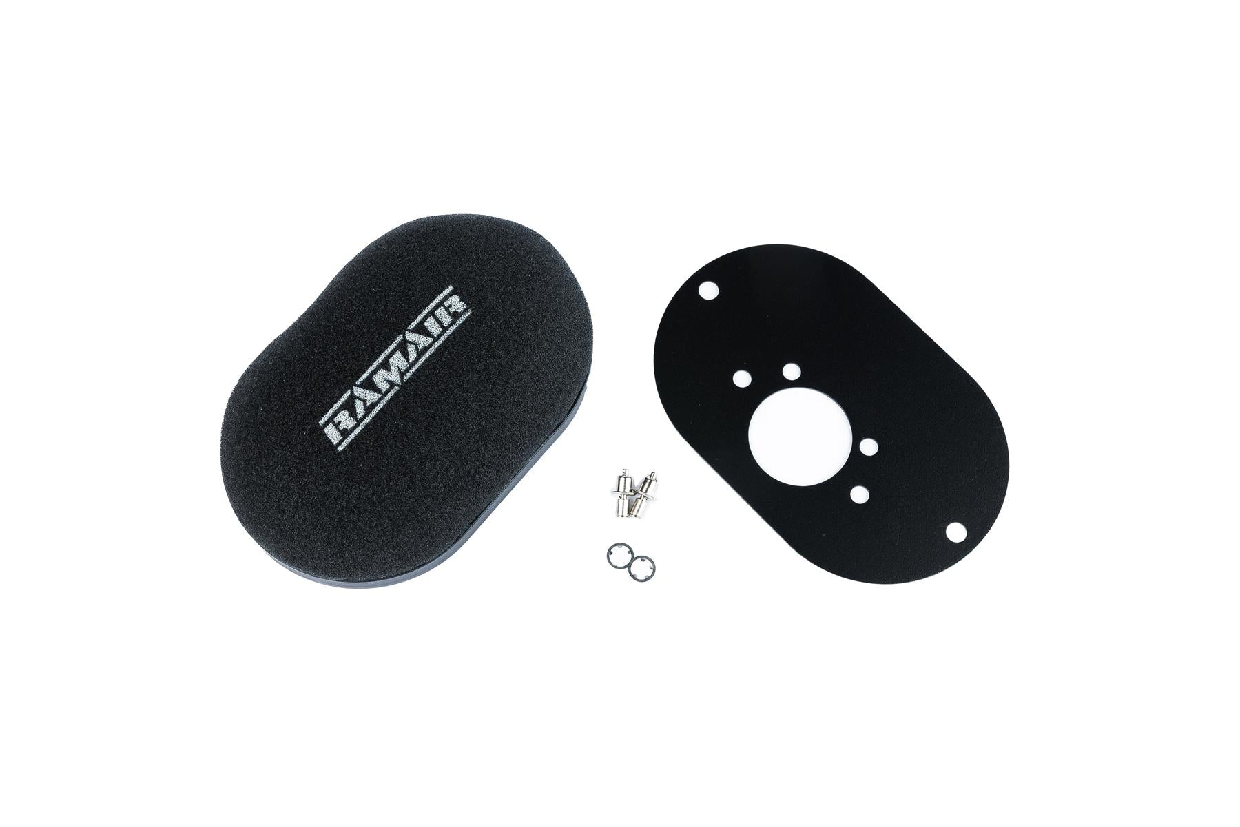 Domed Carb Air Filter & Baseplate to fit SU HIF6, HIF44 1.7in  - 65mm Internal Height