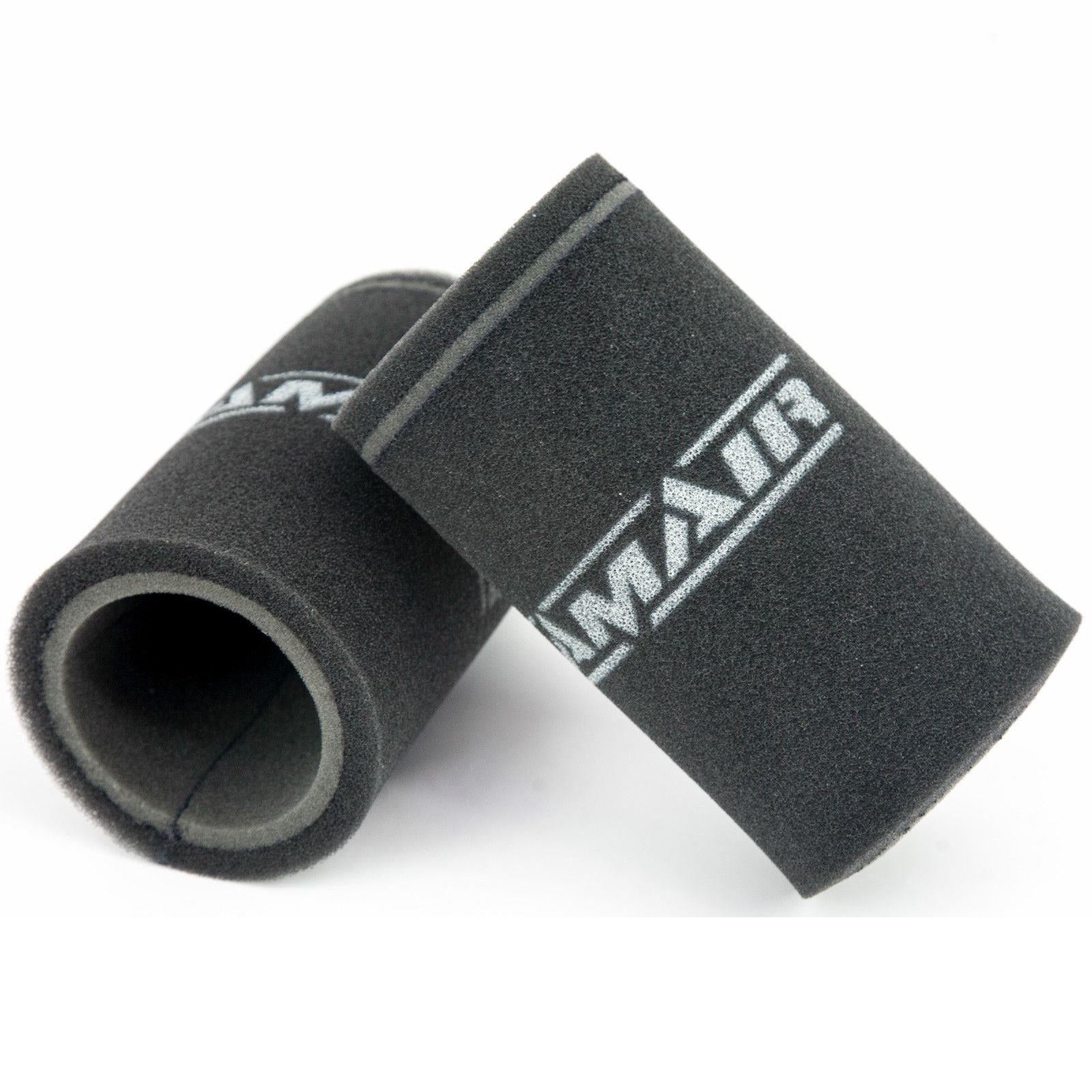 2x Single Inlet Motorcycle Carb Sock Foam Air Filter 165mm