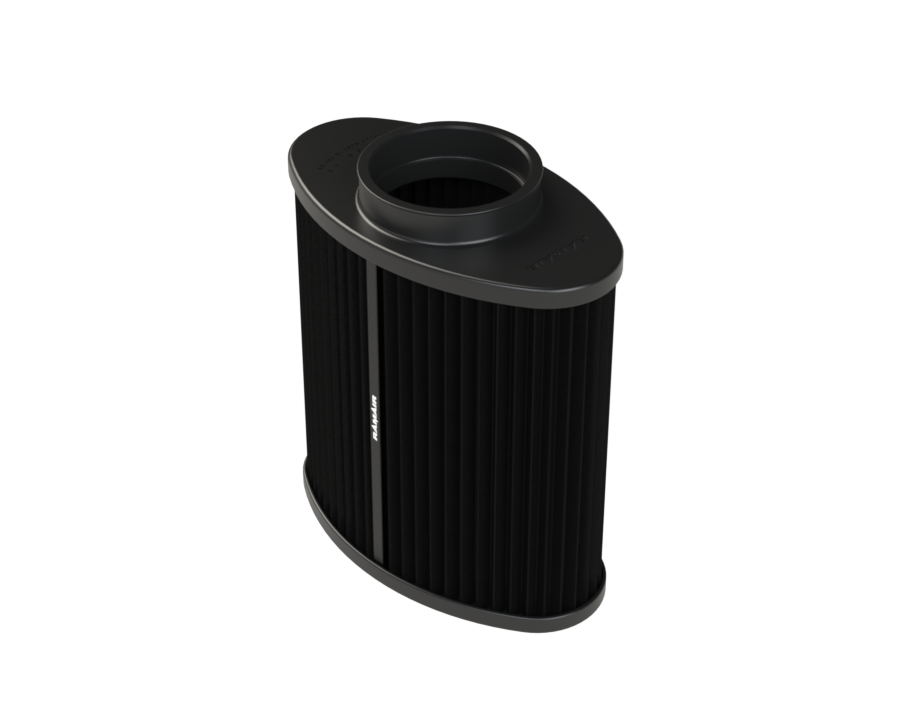 Ramair Pleated Oval Filter - 70mm ID