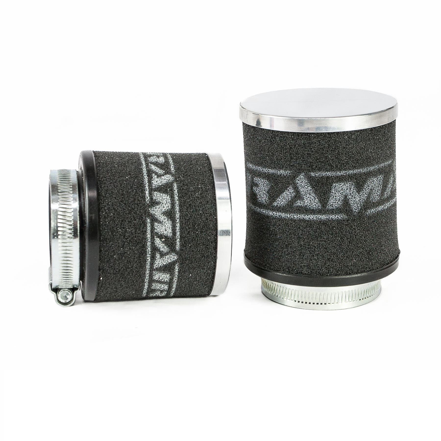 Chrome Cap Motorcycle Pod Foam Air Filter 40mm