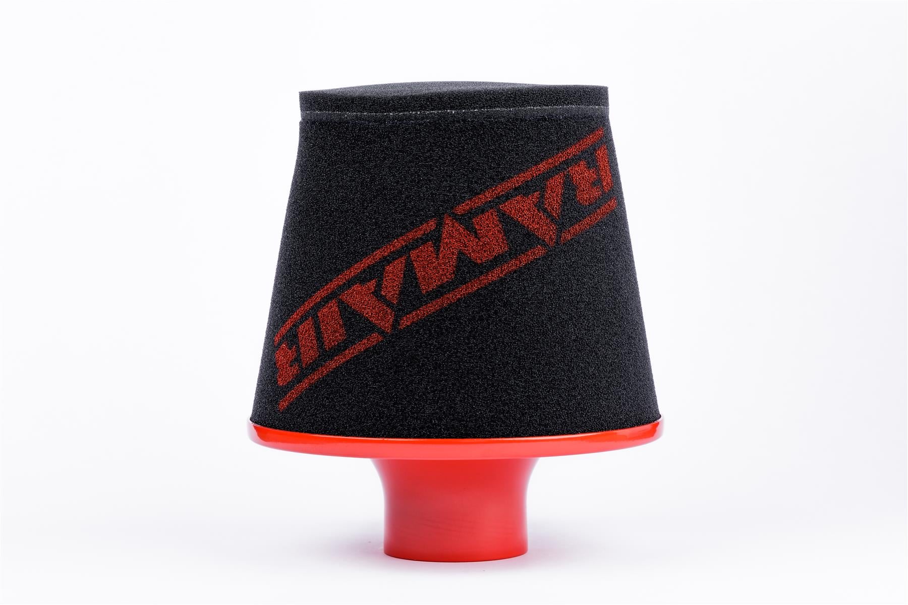 Ramair Foam Jet Stream Large Cone Air Filter 70mm (2.75inch) OD Red