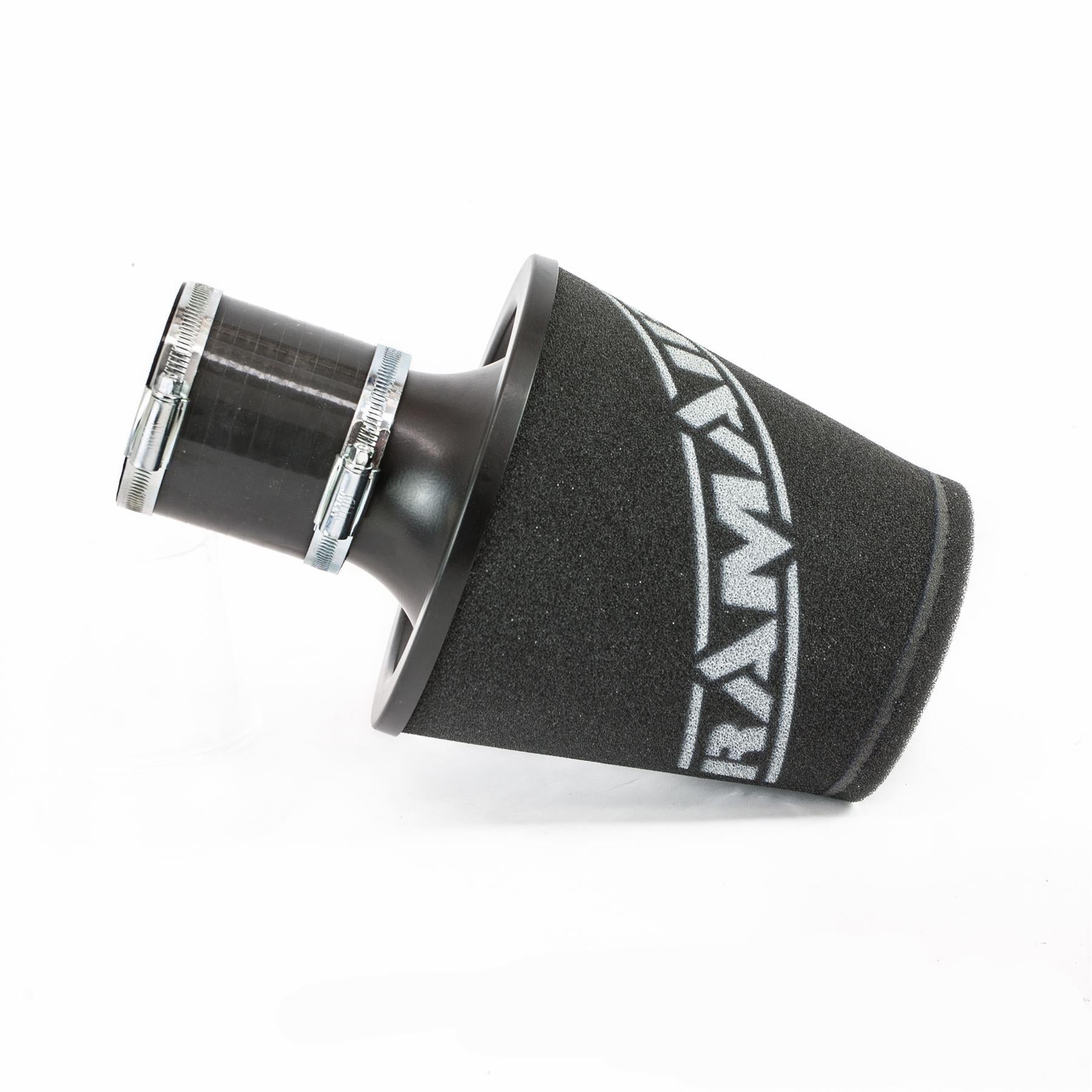 Ramair Foam Jet Stream Medium Cone Air Filter 70mm (2.75inch) with Silicone Coupler