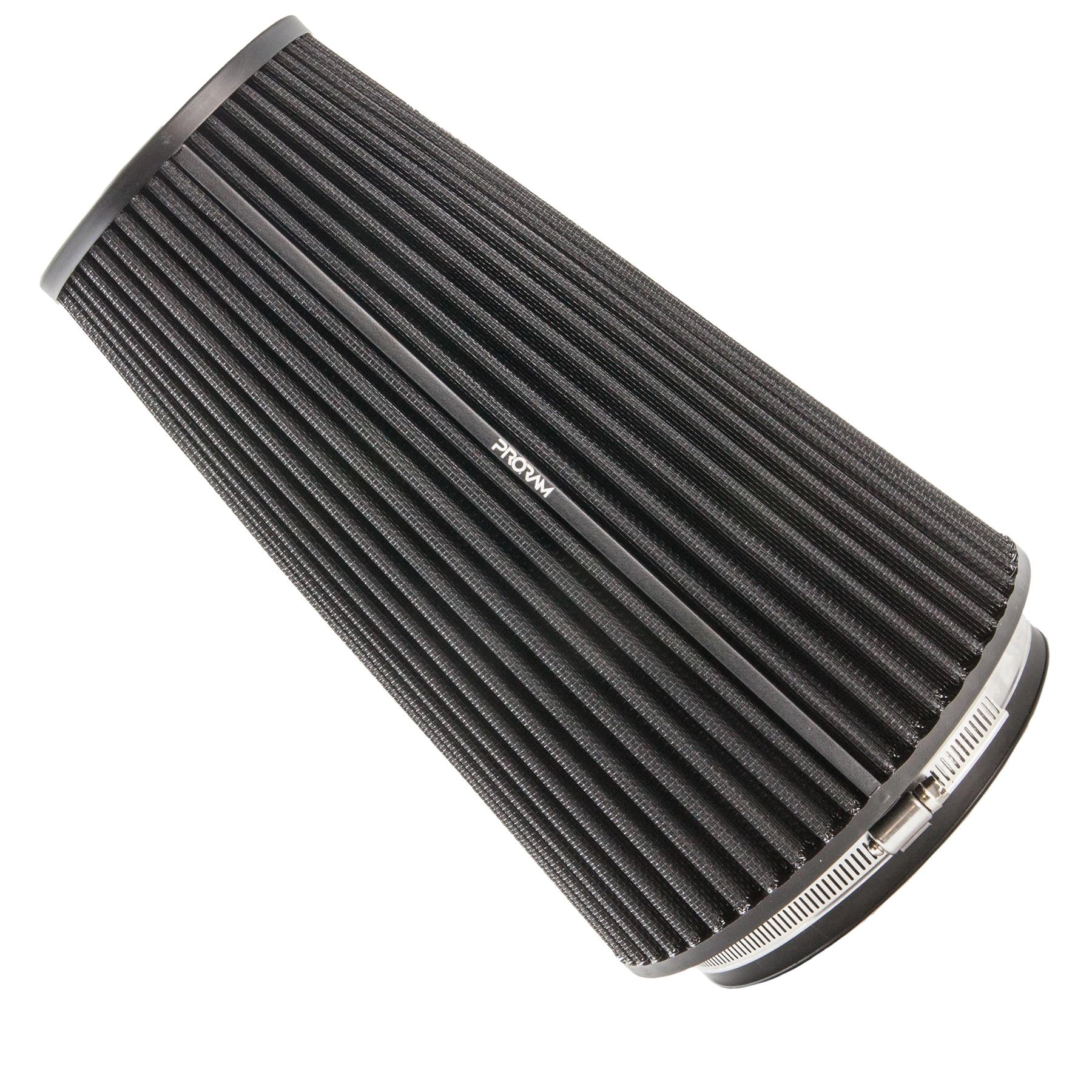 Ramair Pleated 70mm (2.75inch) ID Neck XLarge Cone Air Filter with Velocity Stack and Coupling
