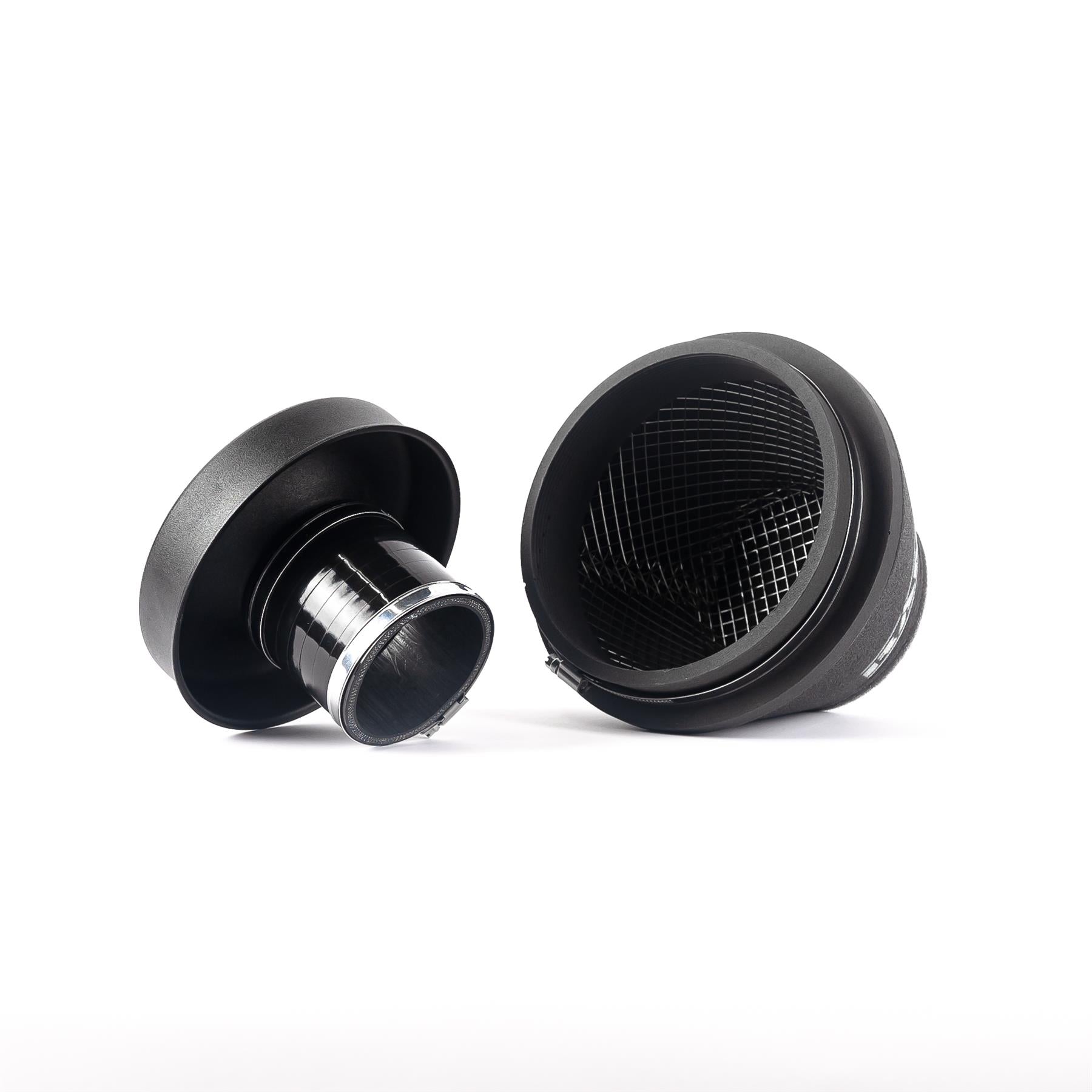 Ramair 102mm (4inch) ID Neck Medium Cone Air Filter with Velocity Stack and Coupling