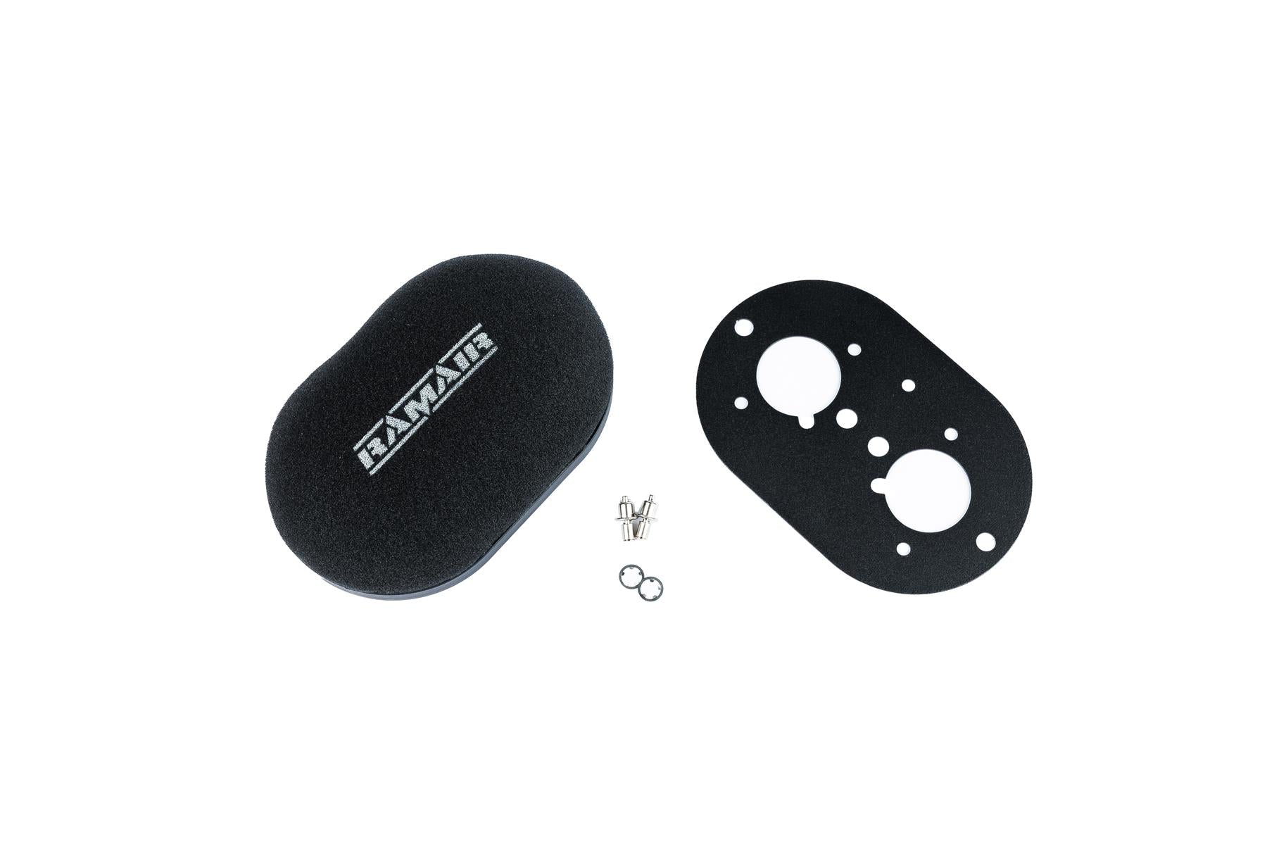 Domed Carb Air Filter & Baseplate to fit Weber 40 IDF  - 100mm Internal Height