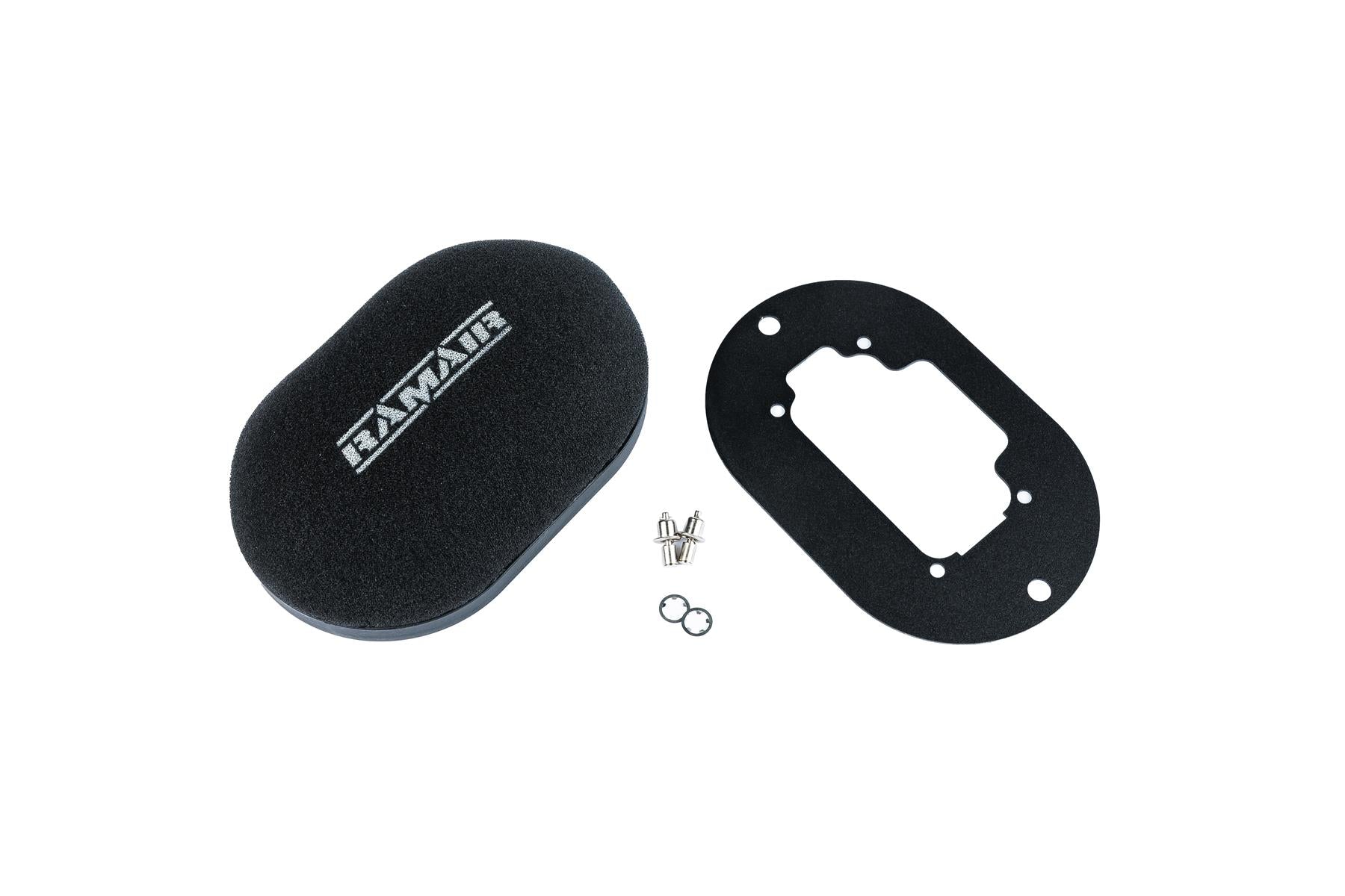 Domed Carb Air Filter & Baseplate to fit Weber 32/36 DGV/DGEV, 38 DGAS/DGMS  - 65mm Internal Height