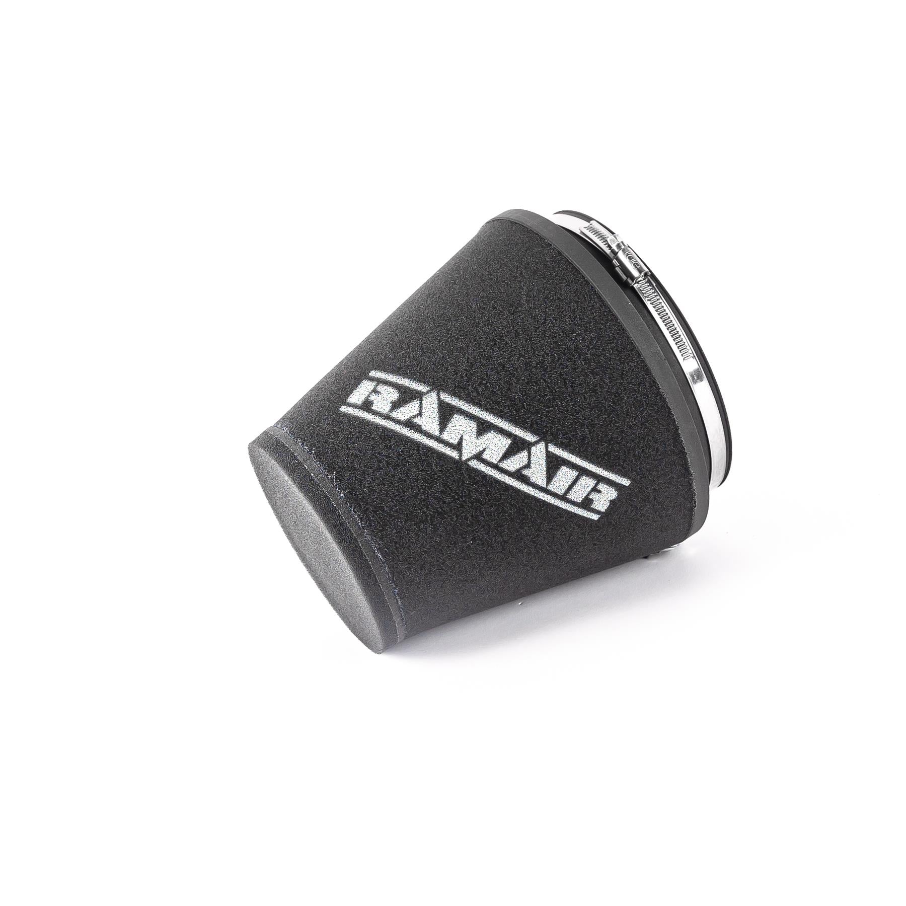 Ramair 76mm (3inch)  ID Neck Large Cone Air Filter with Velocity Stack and Coupling
