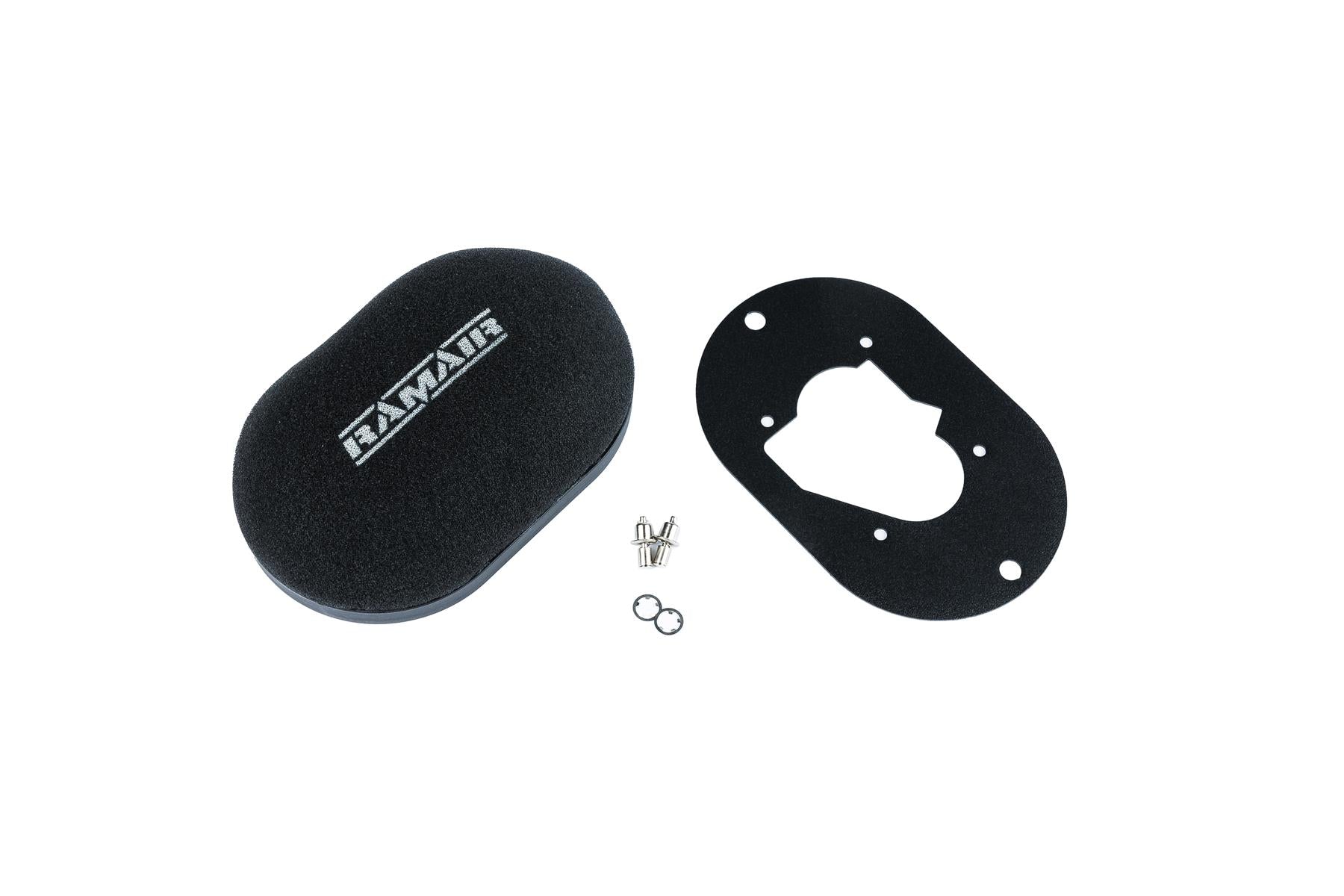 Domed Carb Air Filter & Baseplate to fit Weber 32/34 DMTL, DMTR, DATR  - 40mm Internal Height