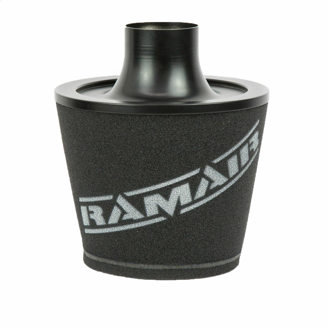 Ramair Foam Jet Stream Large Cone Air Filter70mm (2.75inch) OD Black