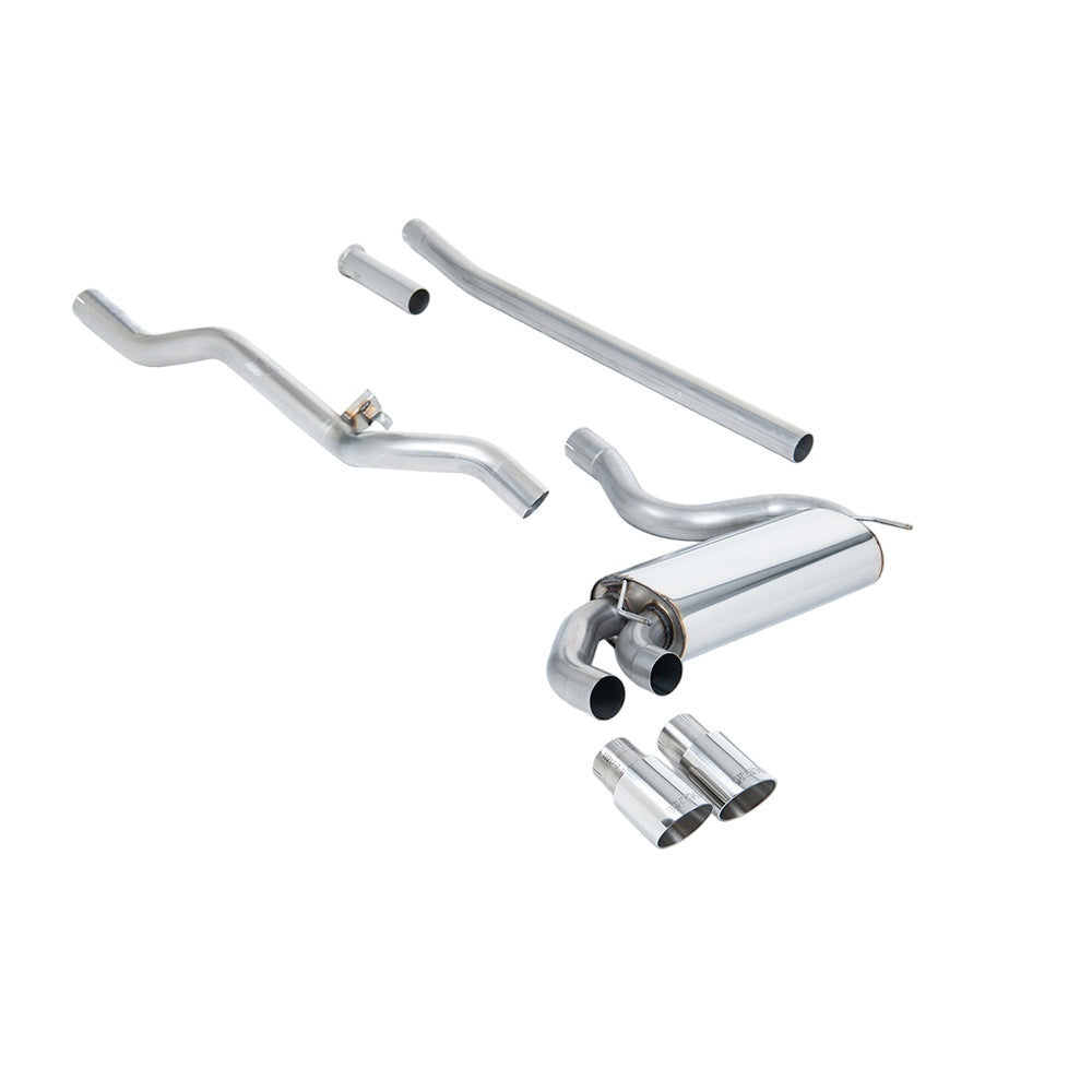 Milltek Downpipe-back Exhaust Audi Coupe UR Quattro 10v Turbo 81-89-Exhaust System-carbonizeduk