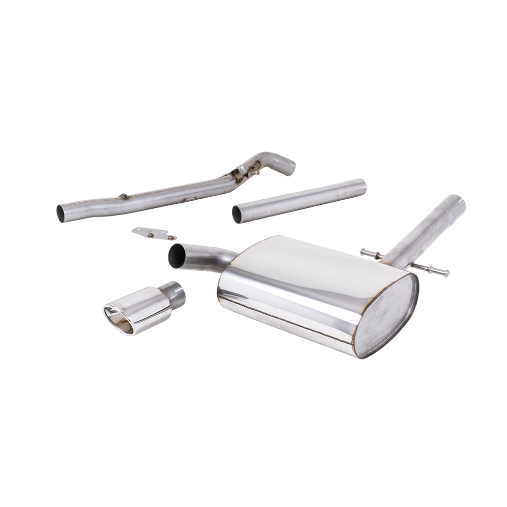 Milltek Cat Back Exhaust Volkswagen Corrado VR6 92-95-Exhaust System-carbonizeduk