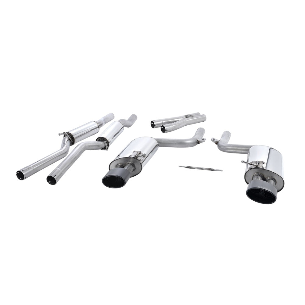Milltek Cat Back Exhaust Audi RS4 B7 4.2 V8 Saloon, Avant and Cabriolet 06-08-Exhaust System-carbonizeduk