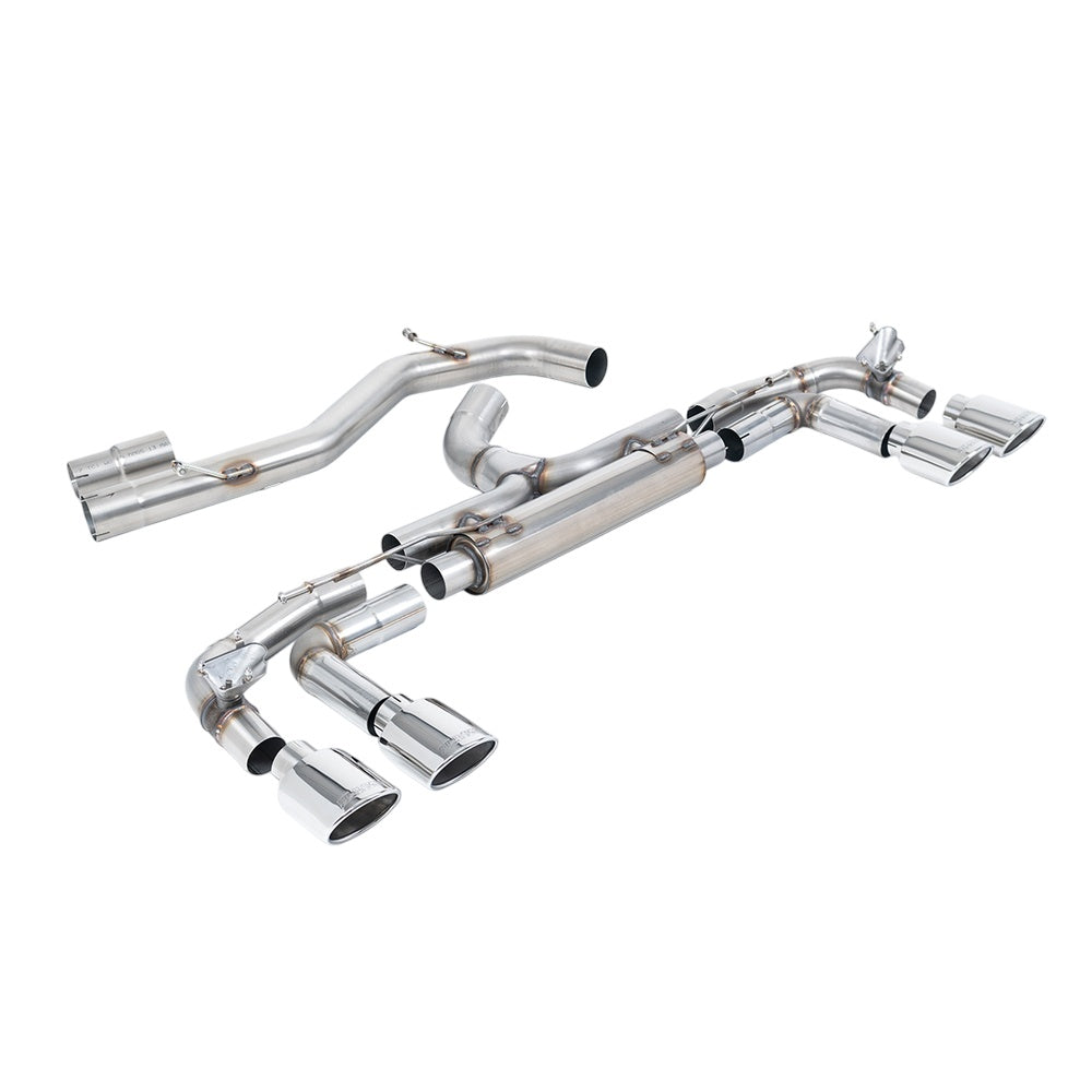 Milltek Particulate Filter-back Exhaust Audi S3 2.0 TFSi Quattro Sportback 310PS 8Y (OPF/GPF Models Only) 20-25-Exhaust System-carbonizeduk