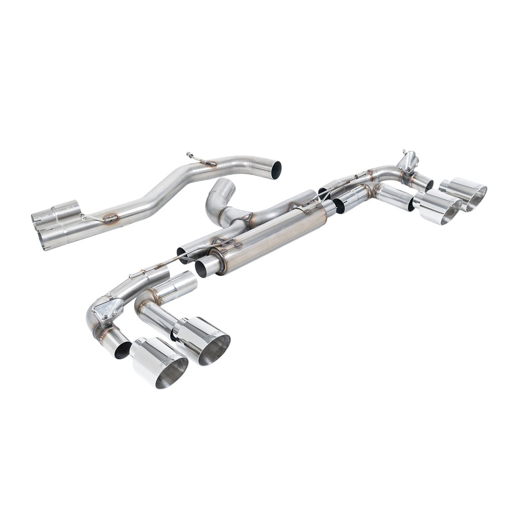 Milltek Particulate Filter-back Exhaust Audi S3 2.0 TFSi Quattro Sportback 310PS 8Y (OPF/GPF Models Only) 20-25-Exhaust System-carbonizeduk