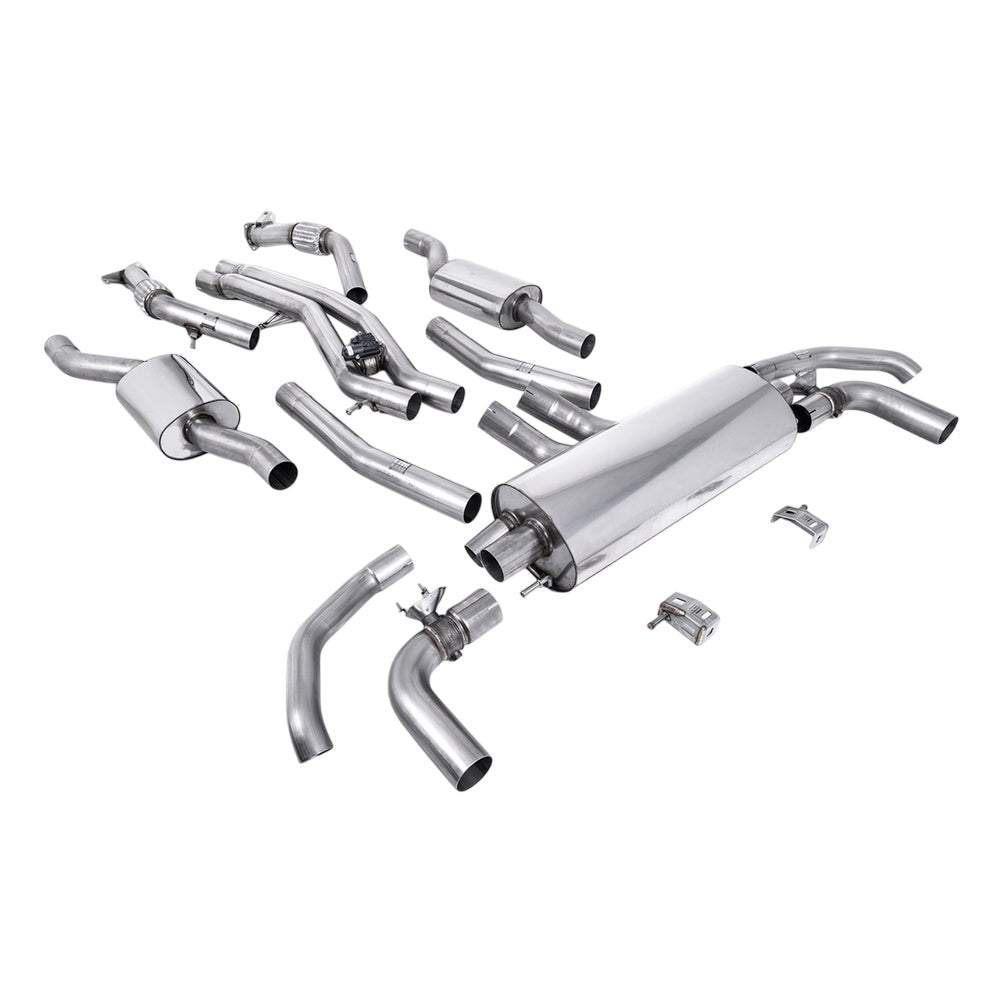 Milltek Particulate Filter-back Exhaust Audi SQ7 4.0 V8 TT (Petrol OPF/GPF Equipped Vehicles) 21-25-Exhaust System-carbonizeduk