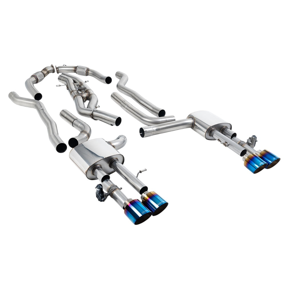 Milltek Cat Back Exhaust Audi S8 D5 4.0 TFSi V8 Saloon / Sedan Long Wheel Base (Non OPF/GPF US/ROW Models) 20-25-Exhaust System-carbonizeduk