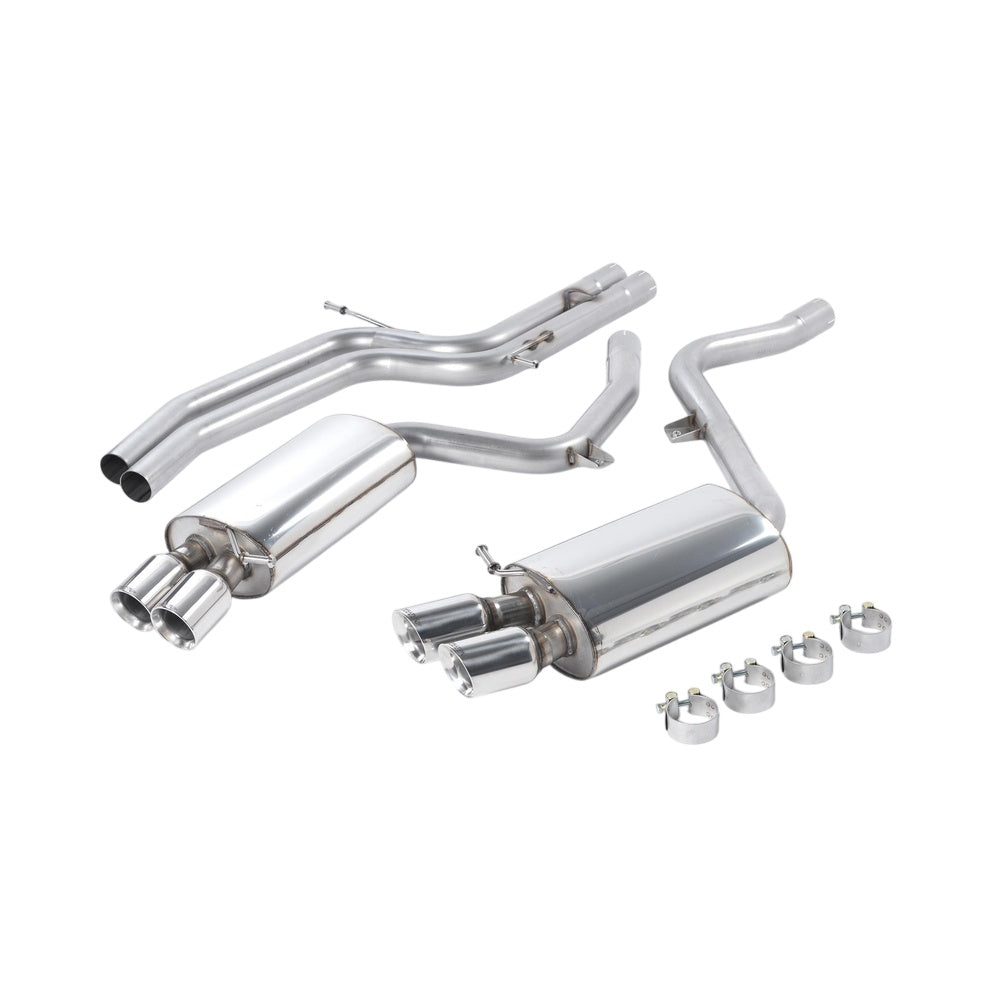 Milltek Cat Back Exhaust Audi S5 4.2 V8 B8 Coupe (Manual Only) 07-11-Exhaust System-carbonizeduk