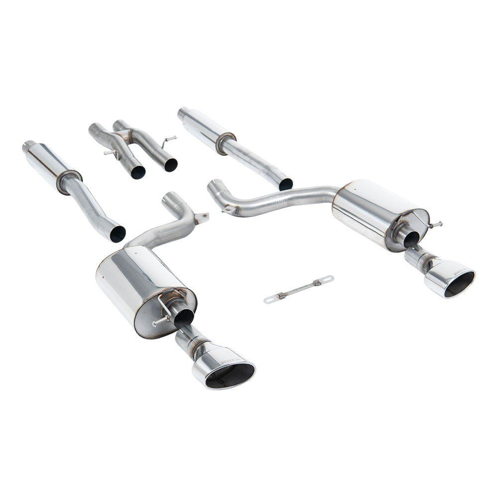 Milltek Cat Back Exhaust Audi RS6 C6 5.0 V10 biturbo Quattro 08-10-Exhaust System-carbonizeduk