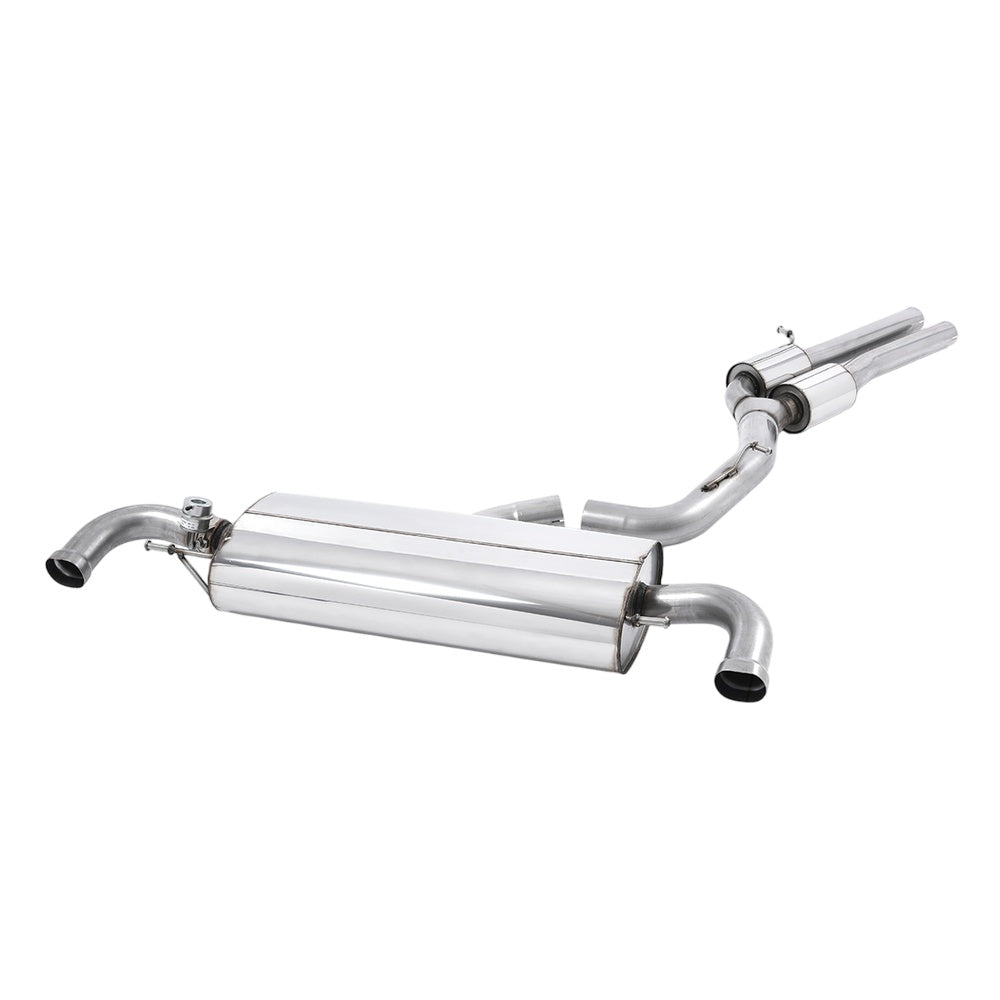 Milltek Cat Back Exhaust Audi TT Mk2 TT RS Roadster 2.5 TFSi Quattro 09-14-Exhaust System-carbonizeduk