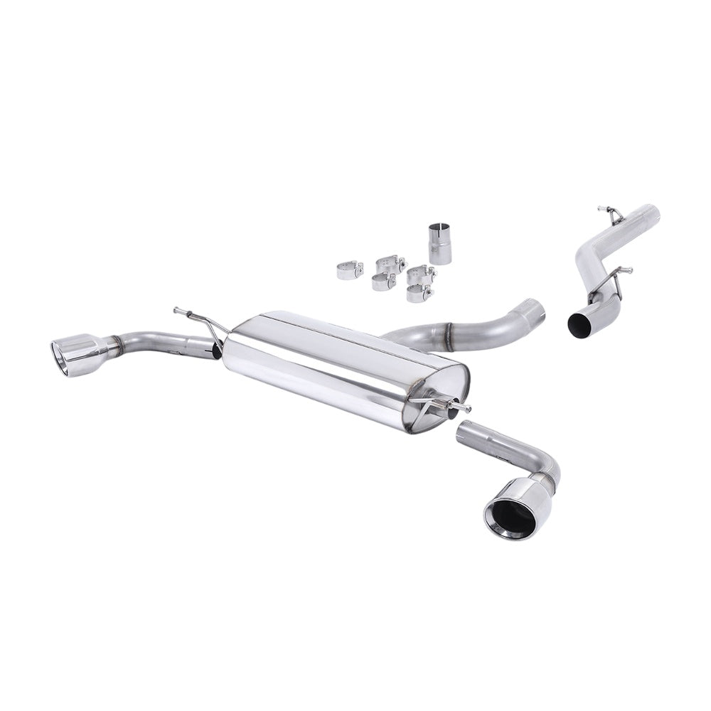 Milltek Cat Back Exhaust Audi TT Mk2 3.2 Quattro 06-10-Exhaust System-carbonizeduk