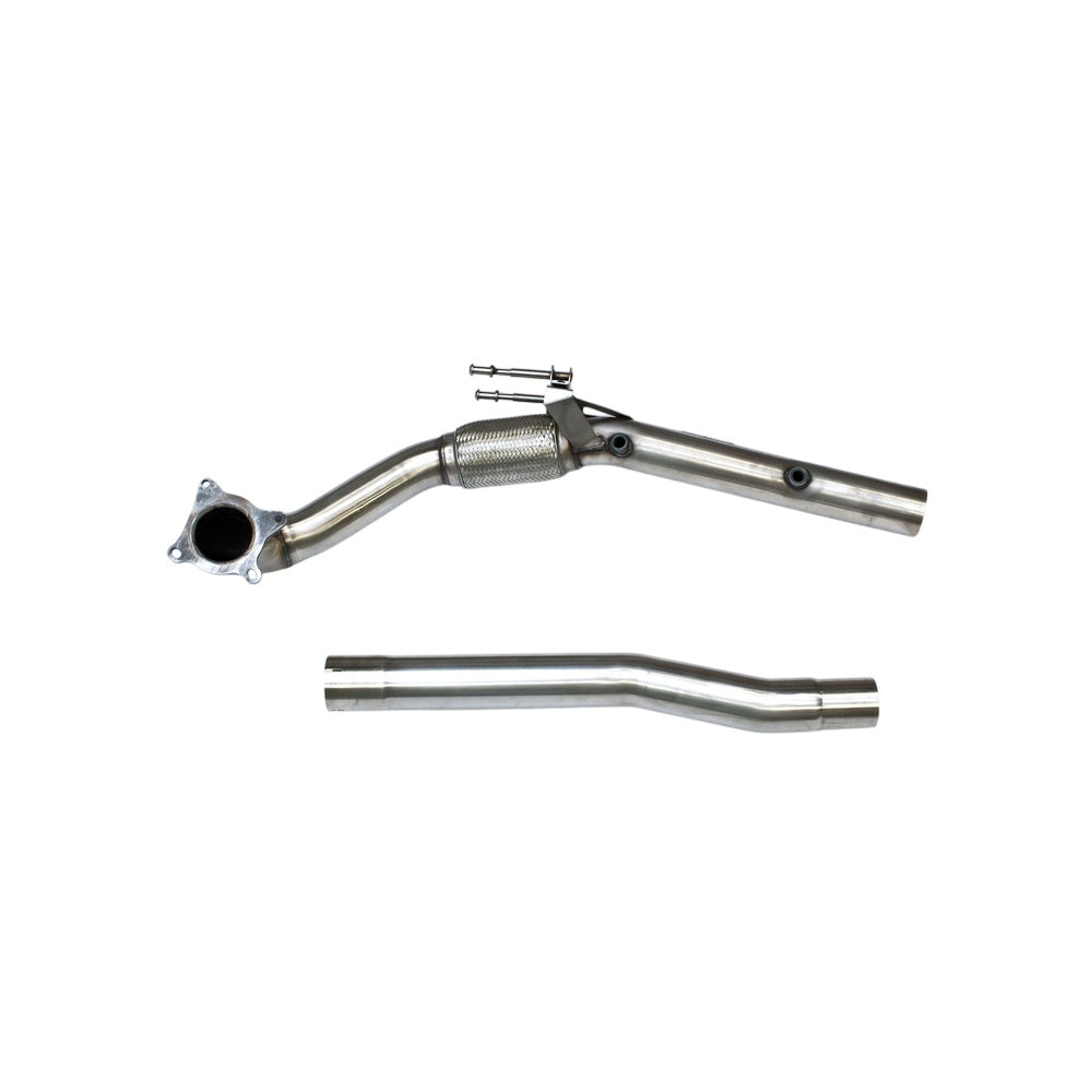 Milltek Large-bore Downpipe and De-cat Exhaust Seat Leon Cupra K1 07-09-Manifolds, Decats & Sports Cats-carbonizeduk