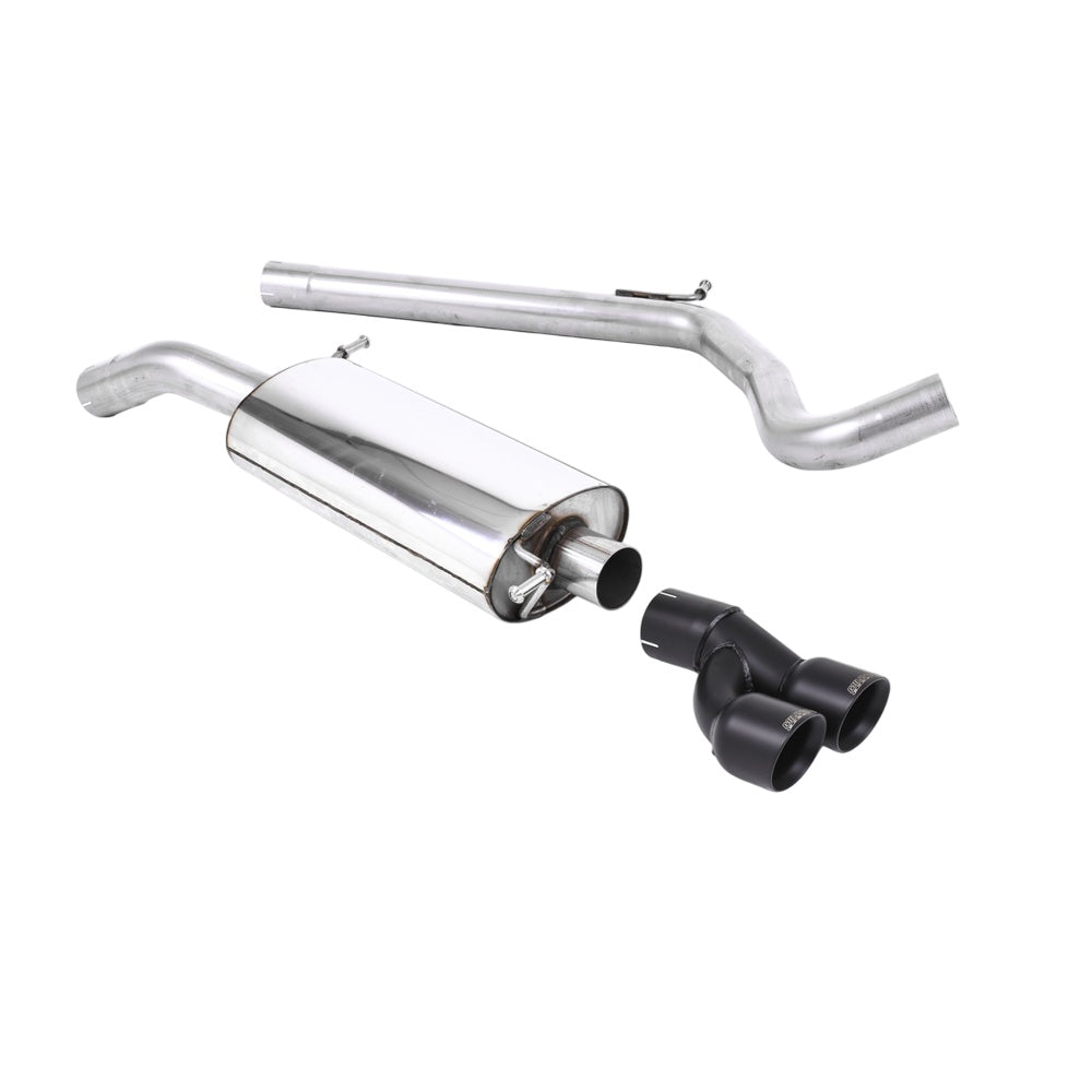 Milltek Cat Back Exhaust Audi A1 1.4 TFSi S-Line 150PS ACT 15-18-Exhaust System-carbonizeduk