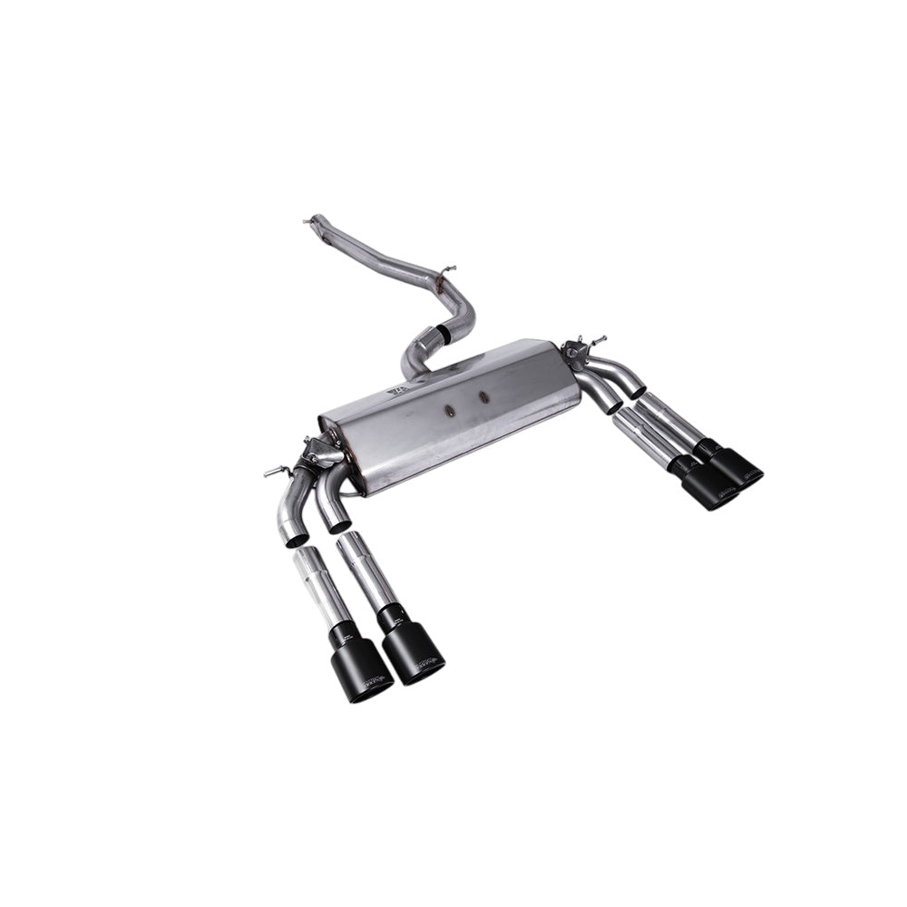 Milltek Cat Back Exhaust Audi S3 2.0 TFSi Quattro Saloon and Cabrio 8V.2 (GPF Equipped Models Only) 19-20-Exhaust System-carbonizeduk