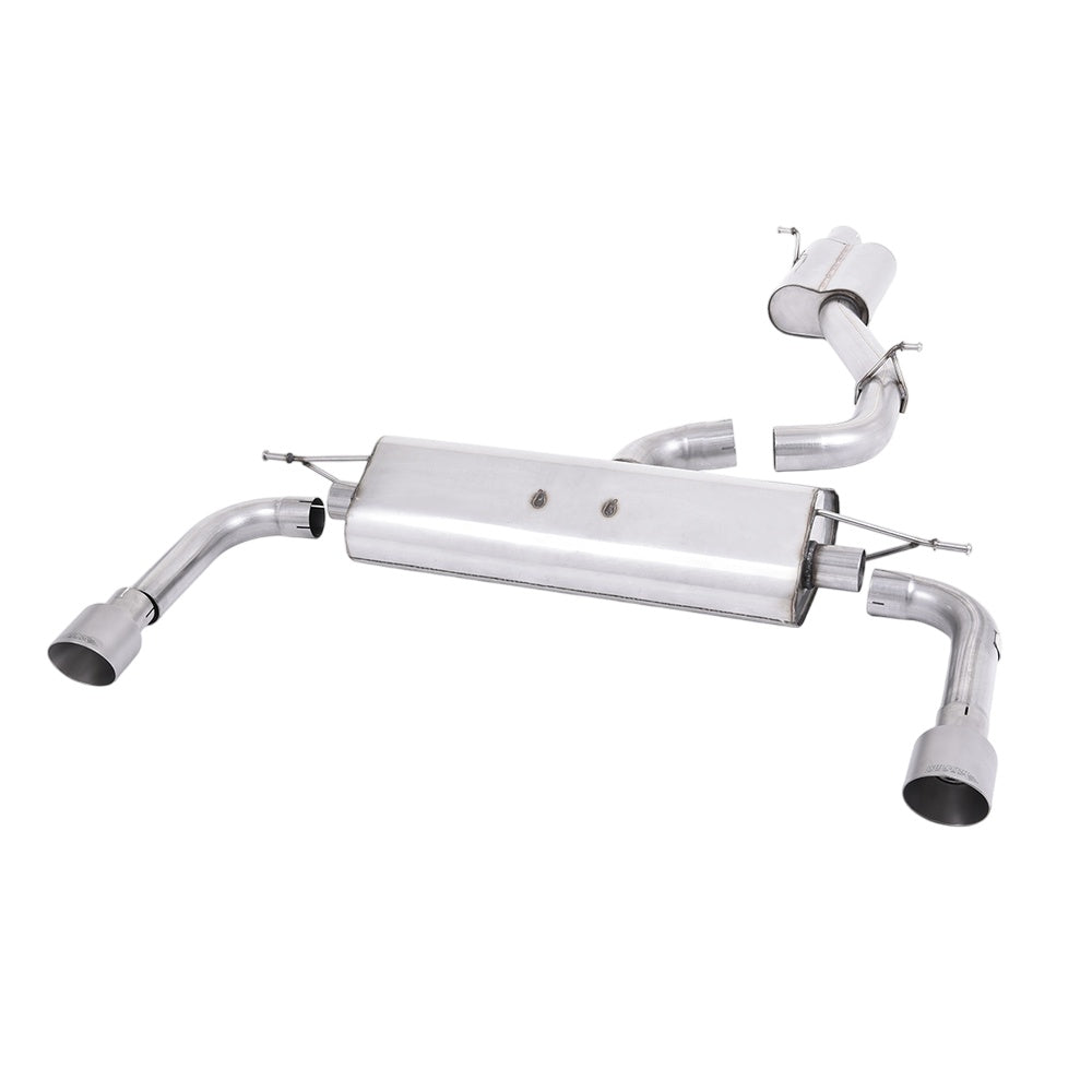 Milltek Cat Back Exhaust Audi A3 2.0 TFSi Quattro Sedan 8V (US-only) 14-20-Exhaust System-carbonizeduk